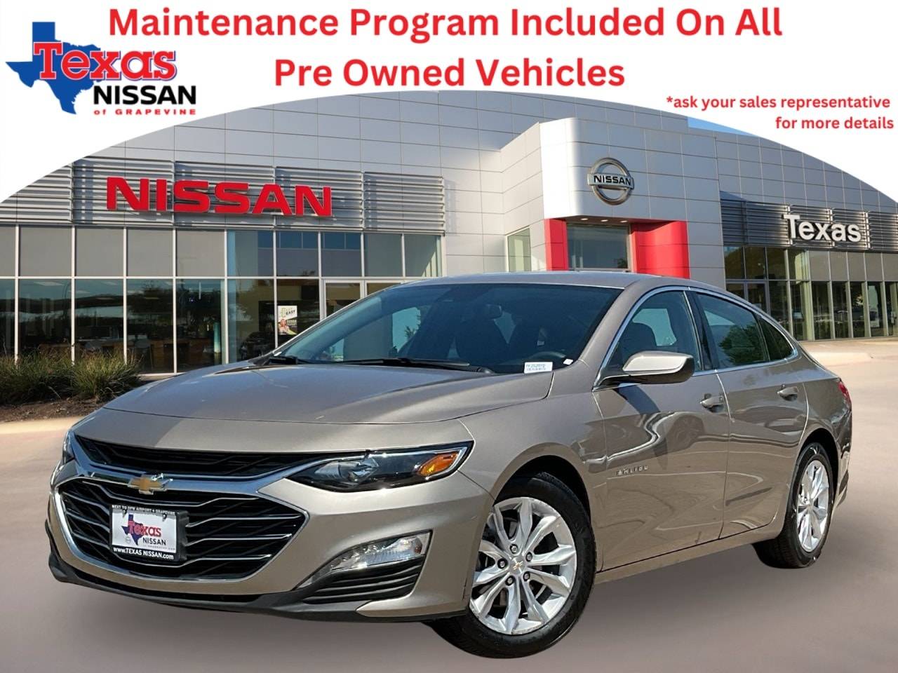 2023 Chevrolet Malibu LT — Sedan — 45,357 mi — Grapevine, TX