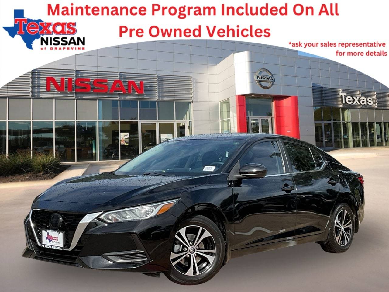 2021 Nissan Sentra SV — Sedan — 59,177 mi — Grapevine, TX
