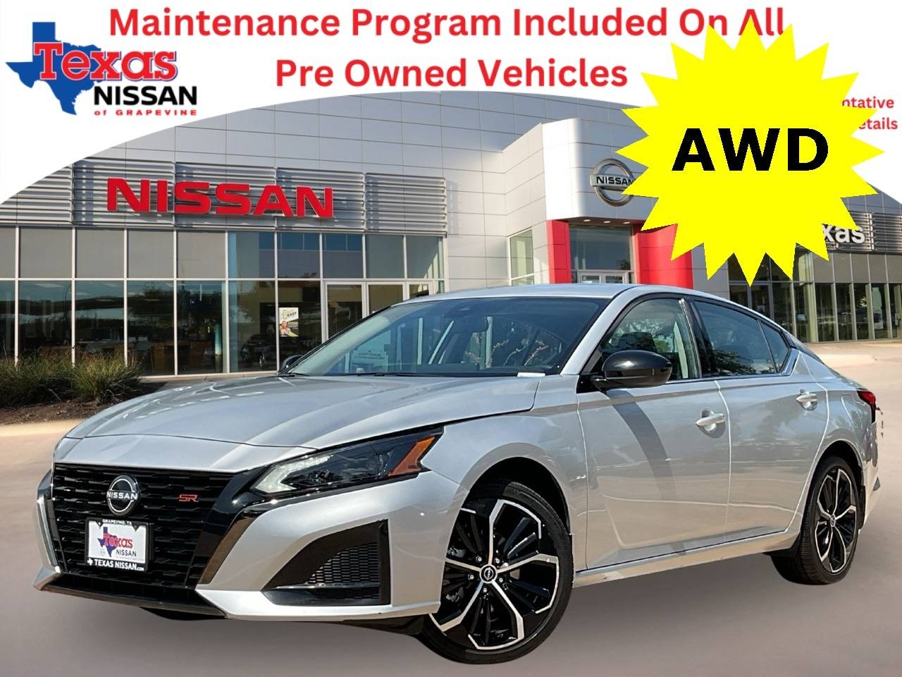 2024 Nissan Altima SR — Sedan — 21,015 mi — Grapevine, TX
