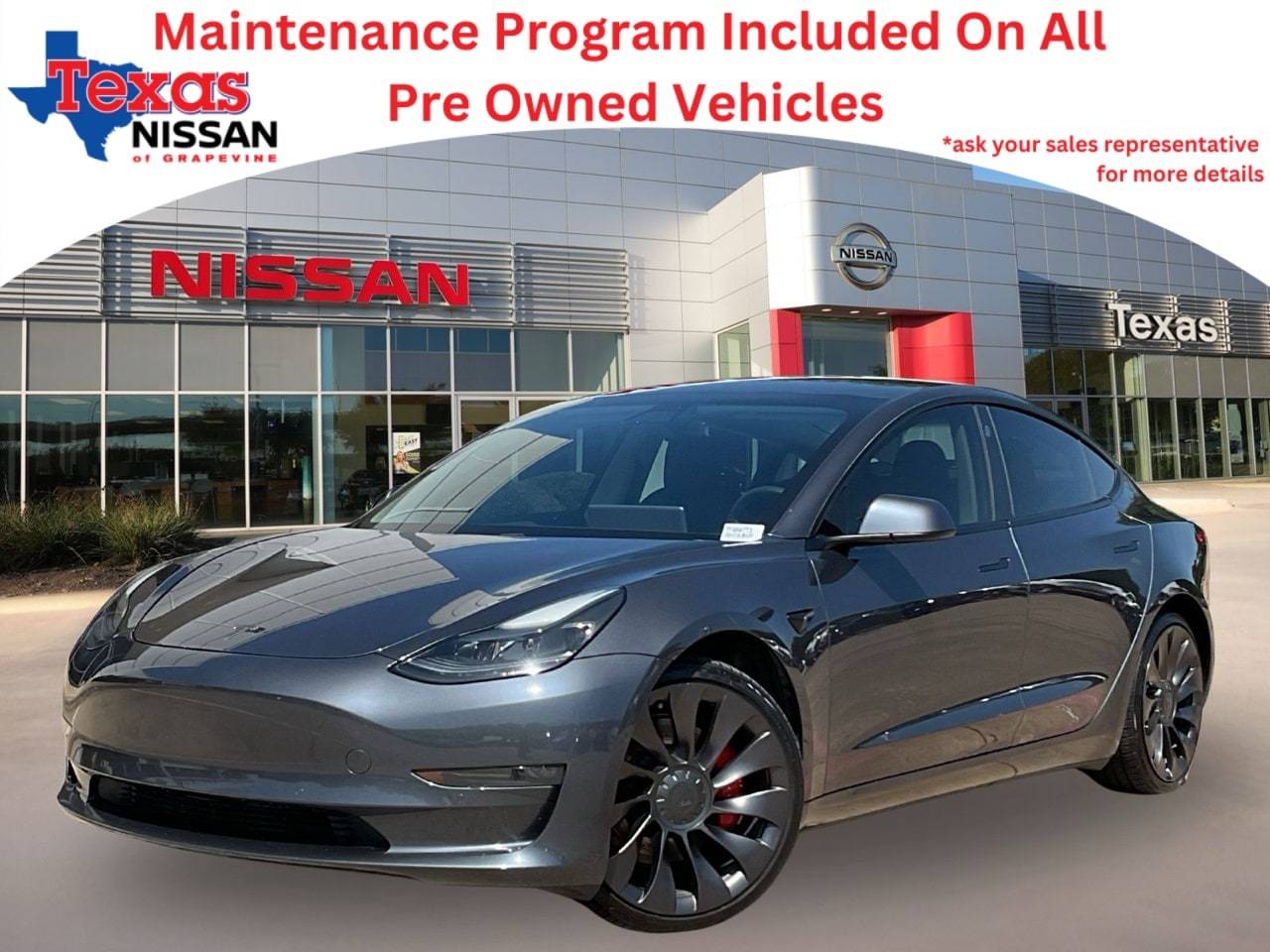 2021 Tesla Model 3 Performance — Sedan — 55,306 mi — Grapevine, TX