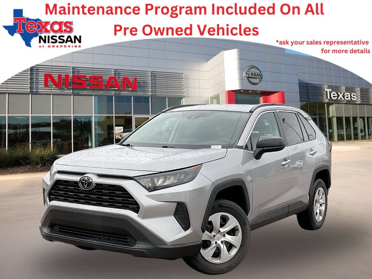 2021 Toyota RAV4 LE — SUV — 54,958 mi — Grapevine, TX