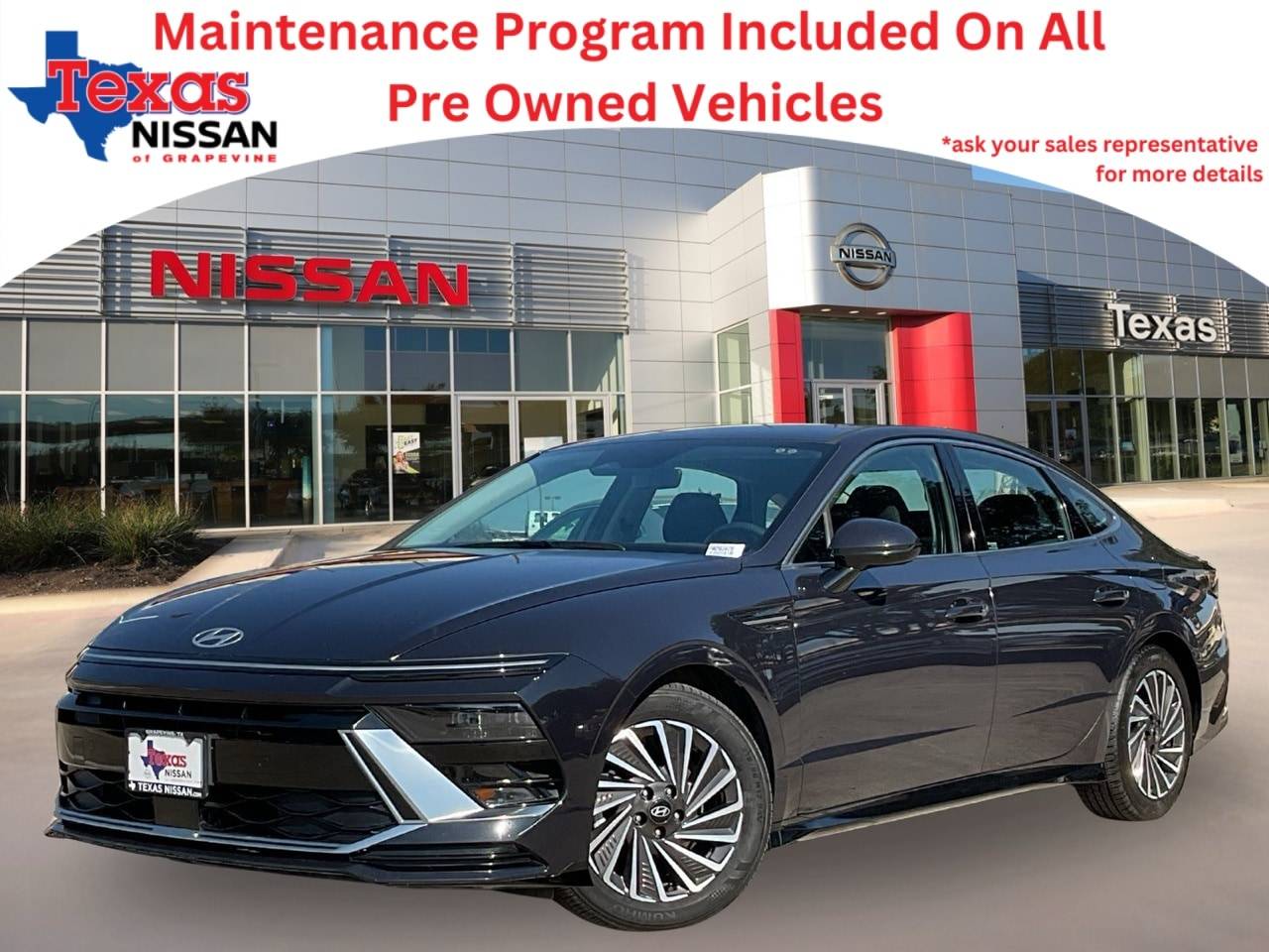 2024 Hyundai Sonata Hybrid SEL — Sedan — 25,170 mi — Grapevine, TX
