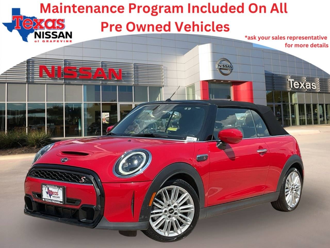 2024 MINI Convertible Cooper S — Convertible — 19,644 mi — Grapevine, TX