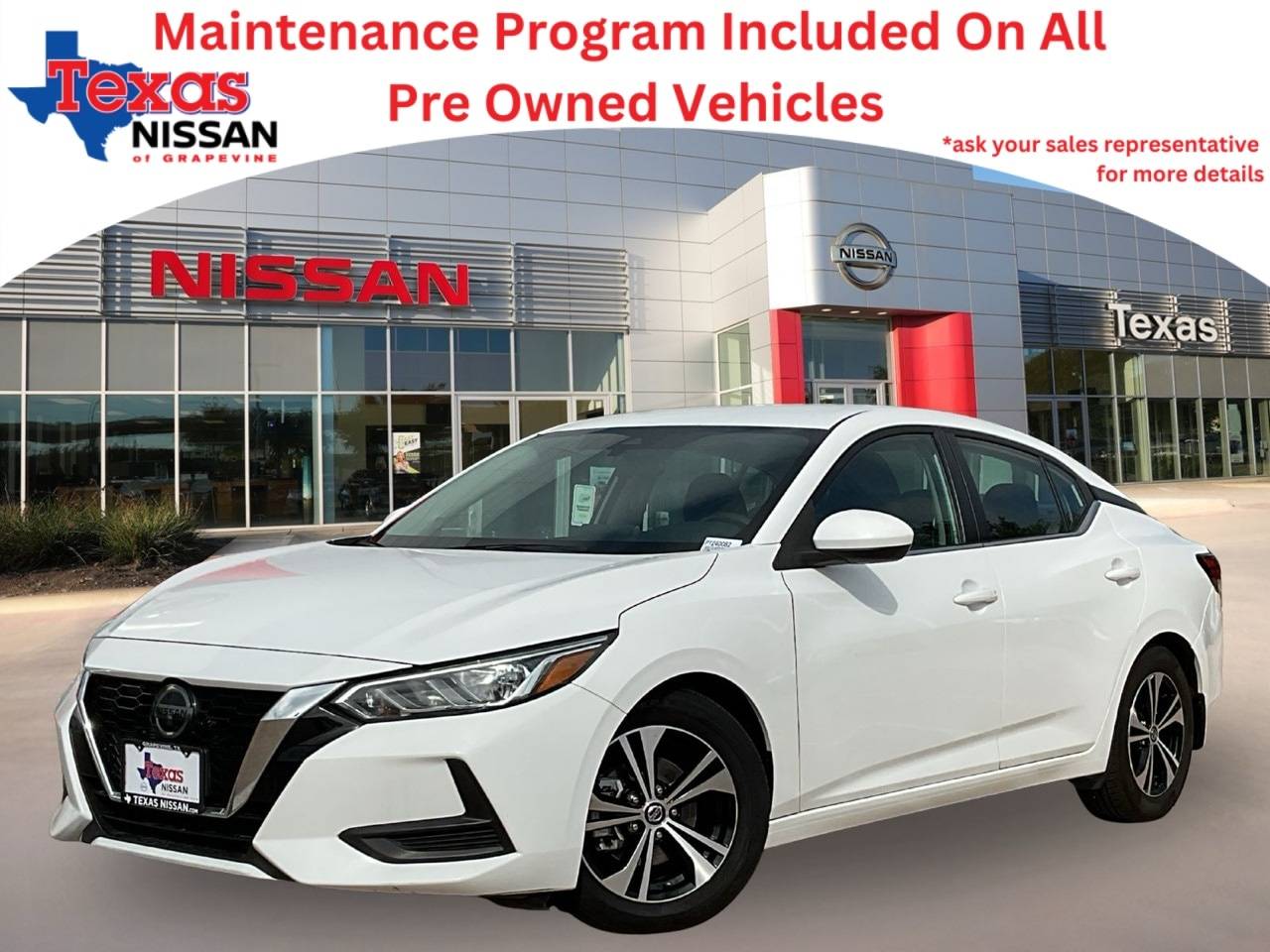 2021 Nissan Sentra SV — Sedan — 50,220 mi — Grapevine, TX