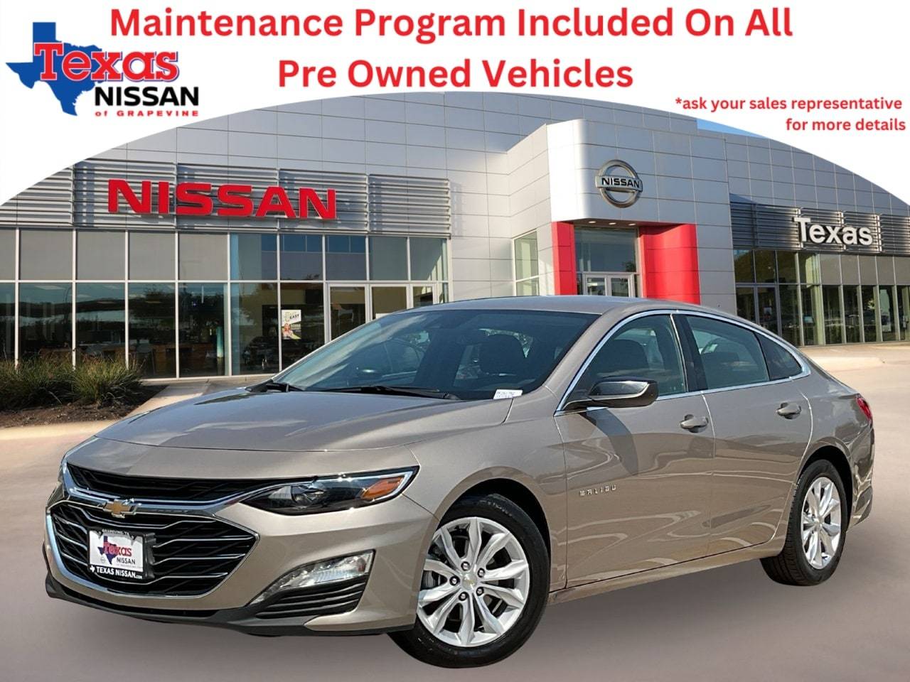 2023 Chevrolet Malibu LT — Sedan — 50,975 mi — Grapevine, TX