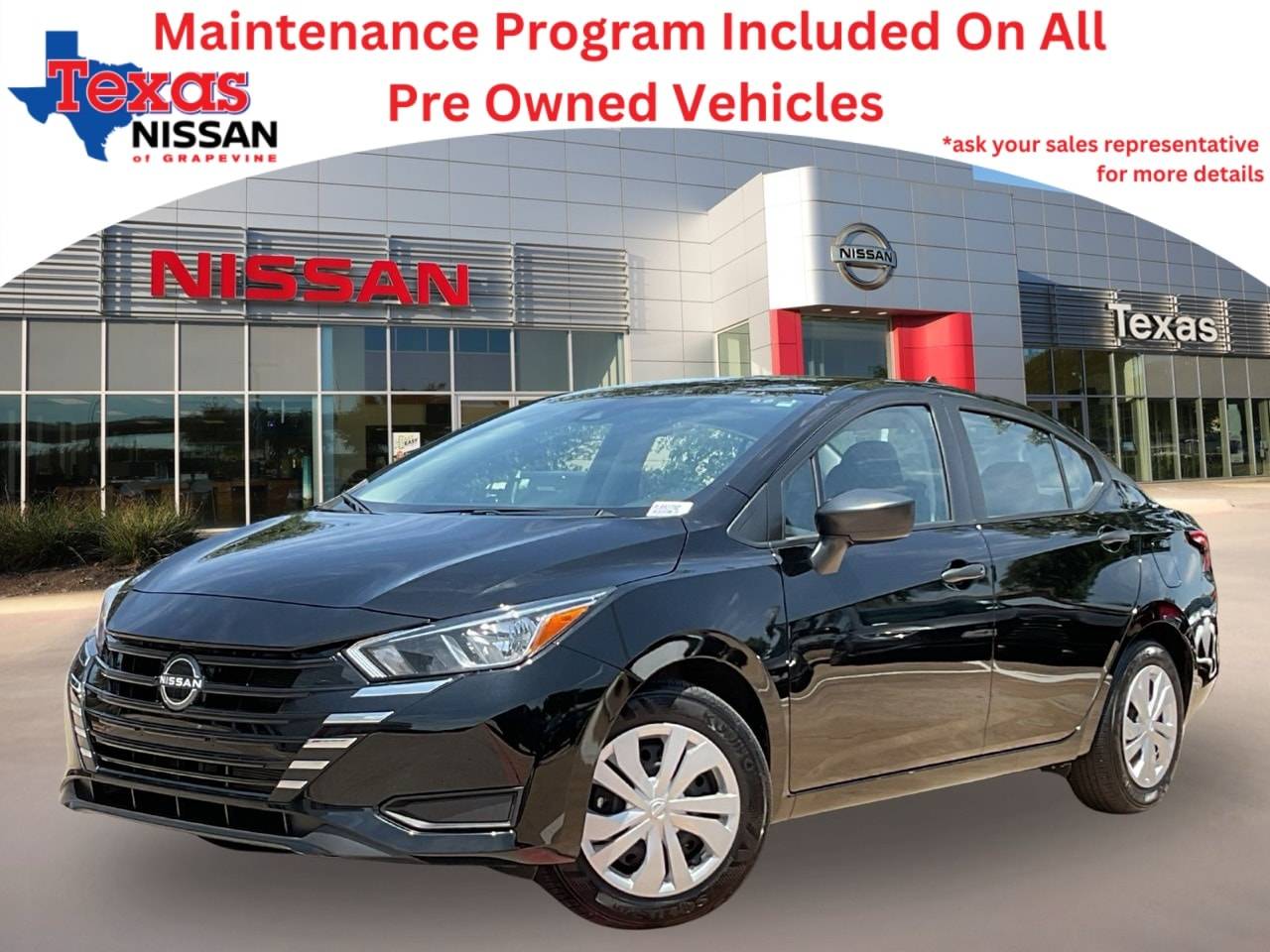 2024 Nissan Versa S — Sedan — 16,202 mi — Grapevine, TX