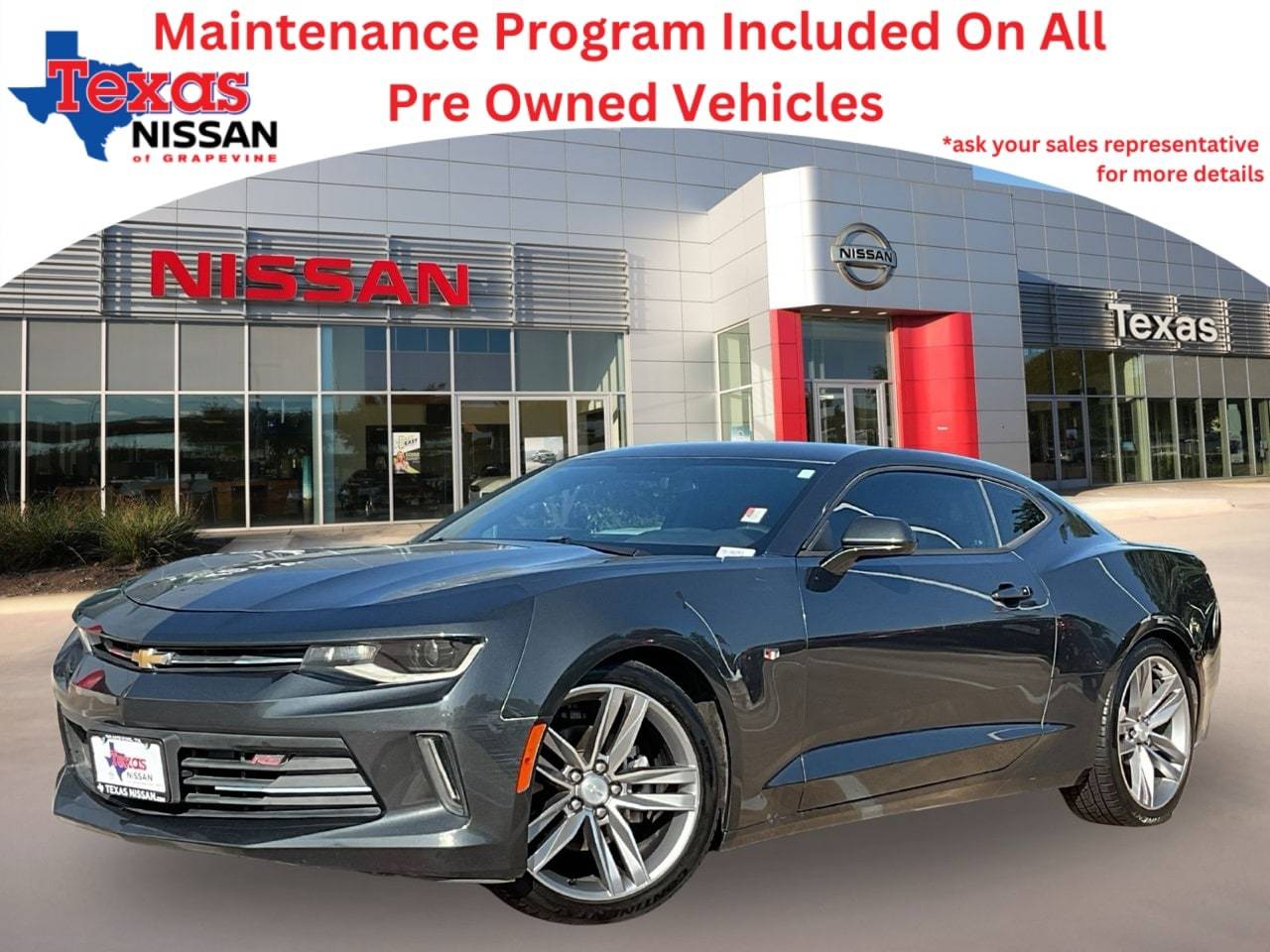 2018 Chevrolet Camaro 1LT — Coupe — 77,418 mi — Grapevine, TX