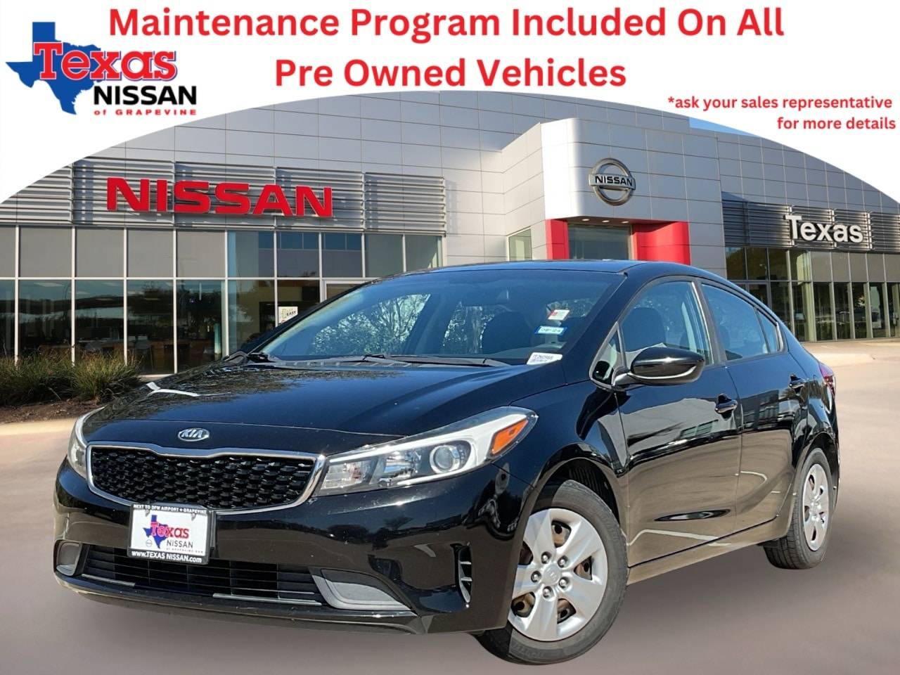 2018 Kia Forte LX — Sedan — 105,448 mi — Grapevine, TX