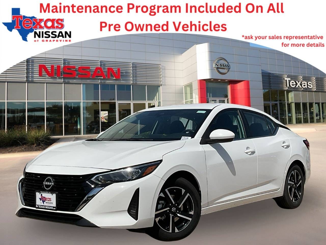 2024 Nissan Sentra SV — Sedan — 27,792 mi — Grapevine, TX