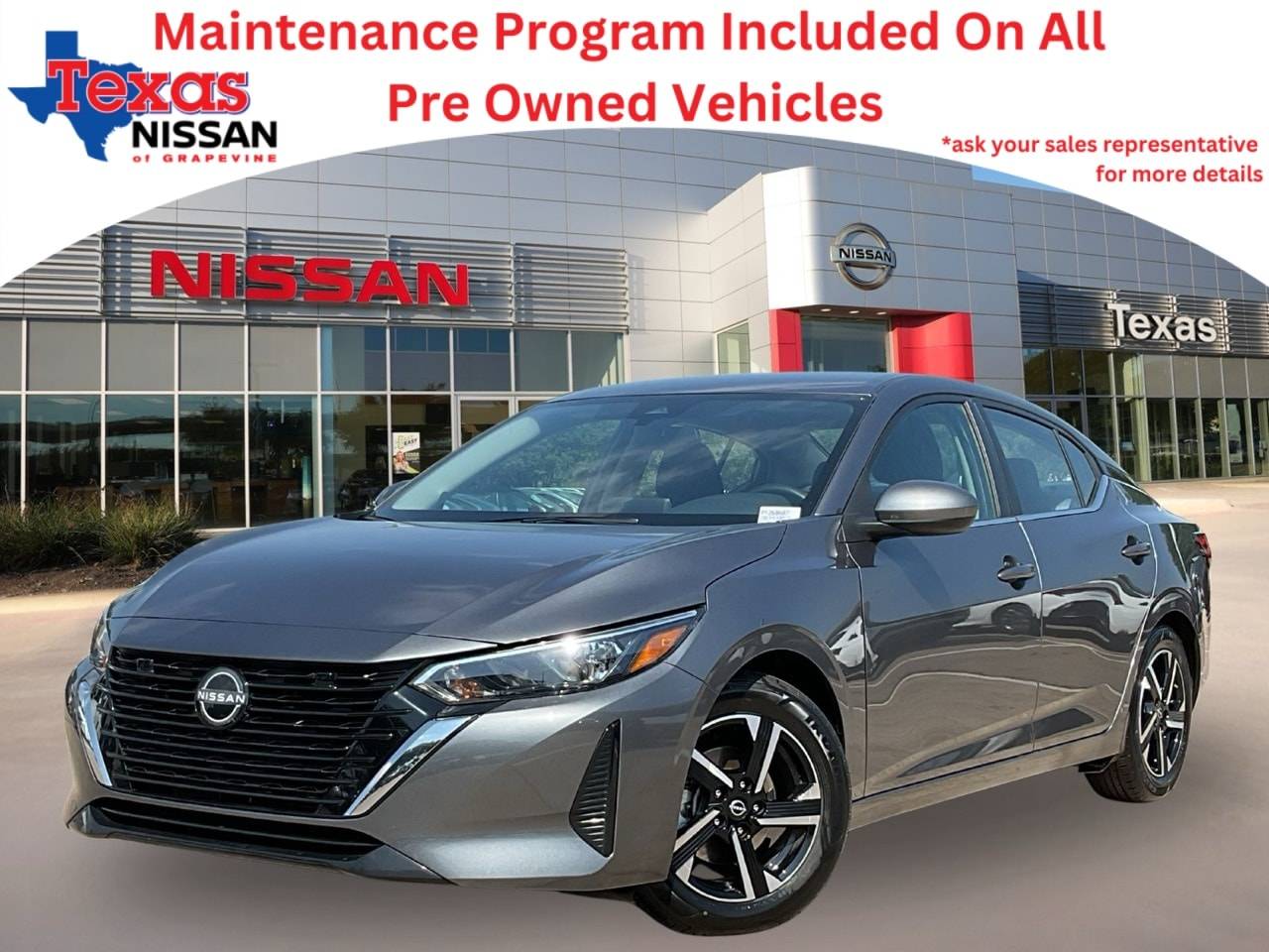 2024 Nissan Sentra SV — Sedan — 25,237 mi — Grapevine, TX