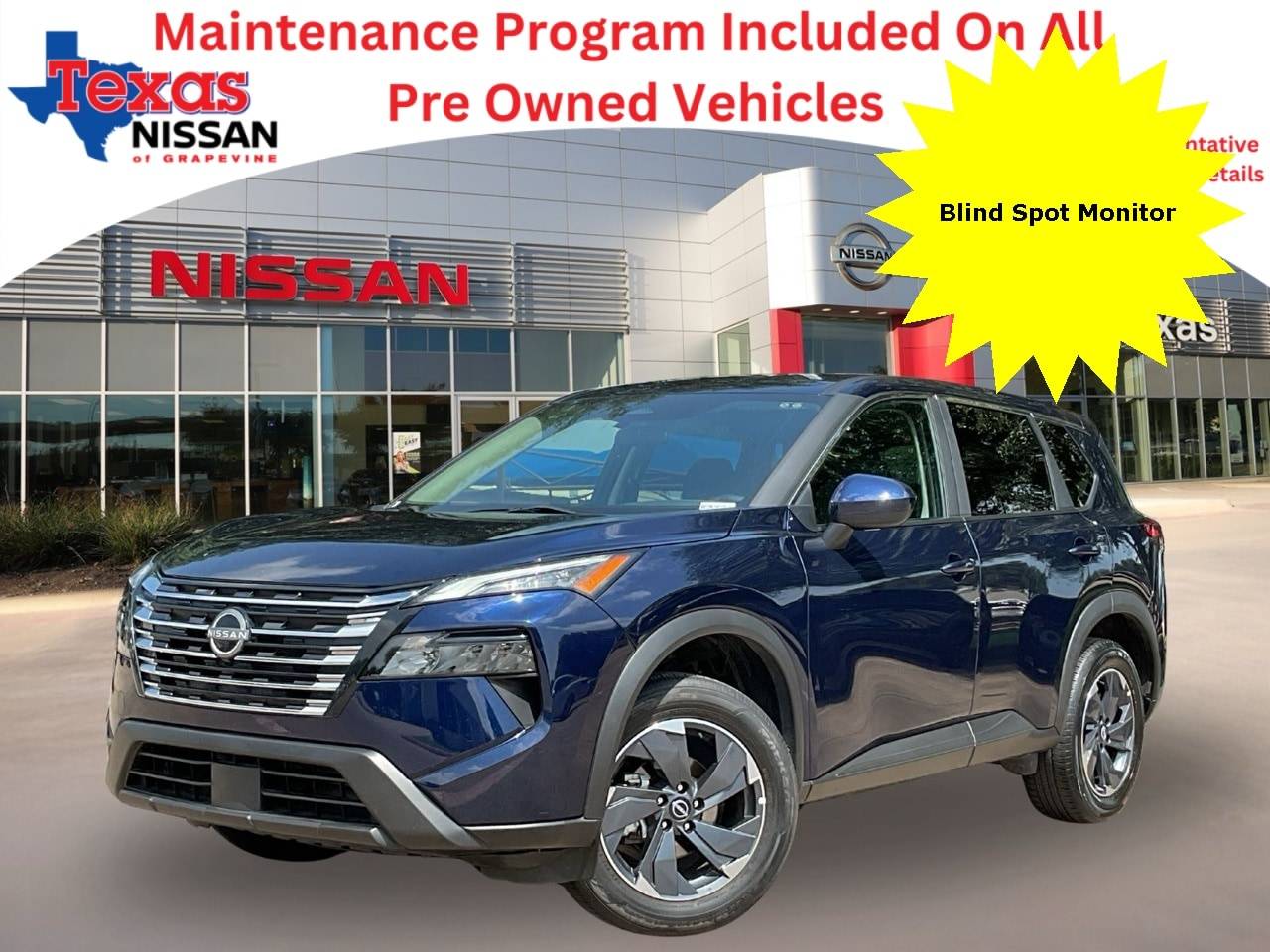 2024 Nissan Rogue SV — SUV — 29,117 mi — Grapevine, TX