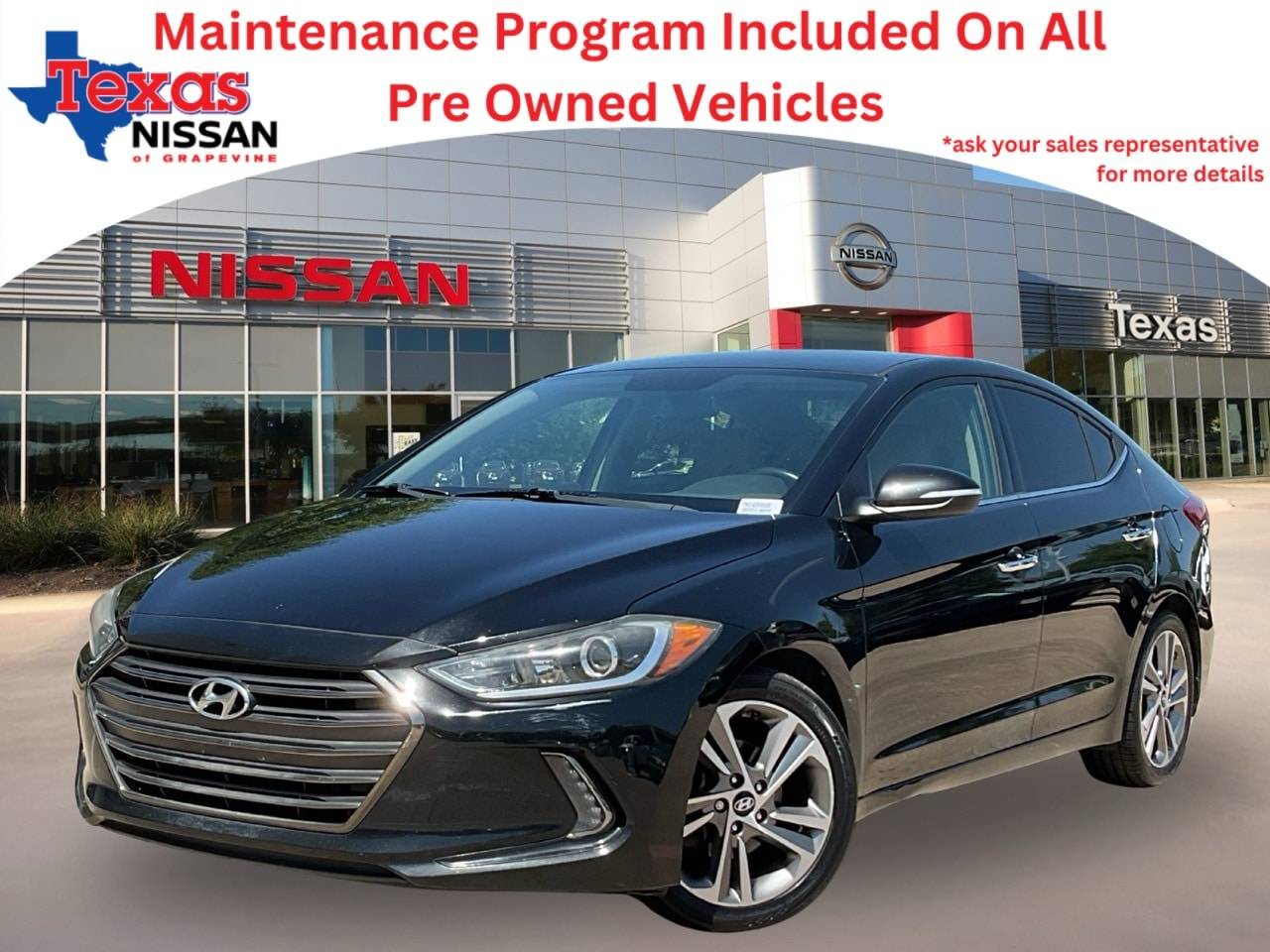 2017 Hyundai Elantra Limited — Sedan — 84,858 mi — Grapevine, TX