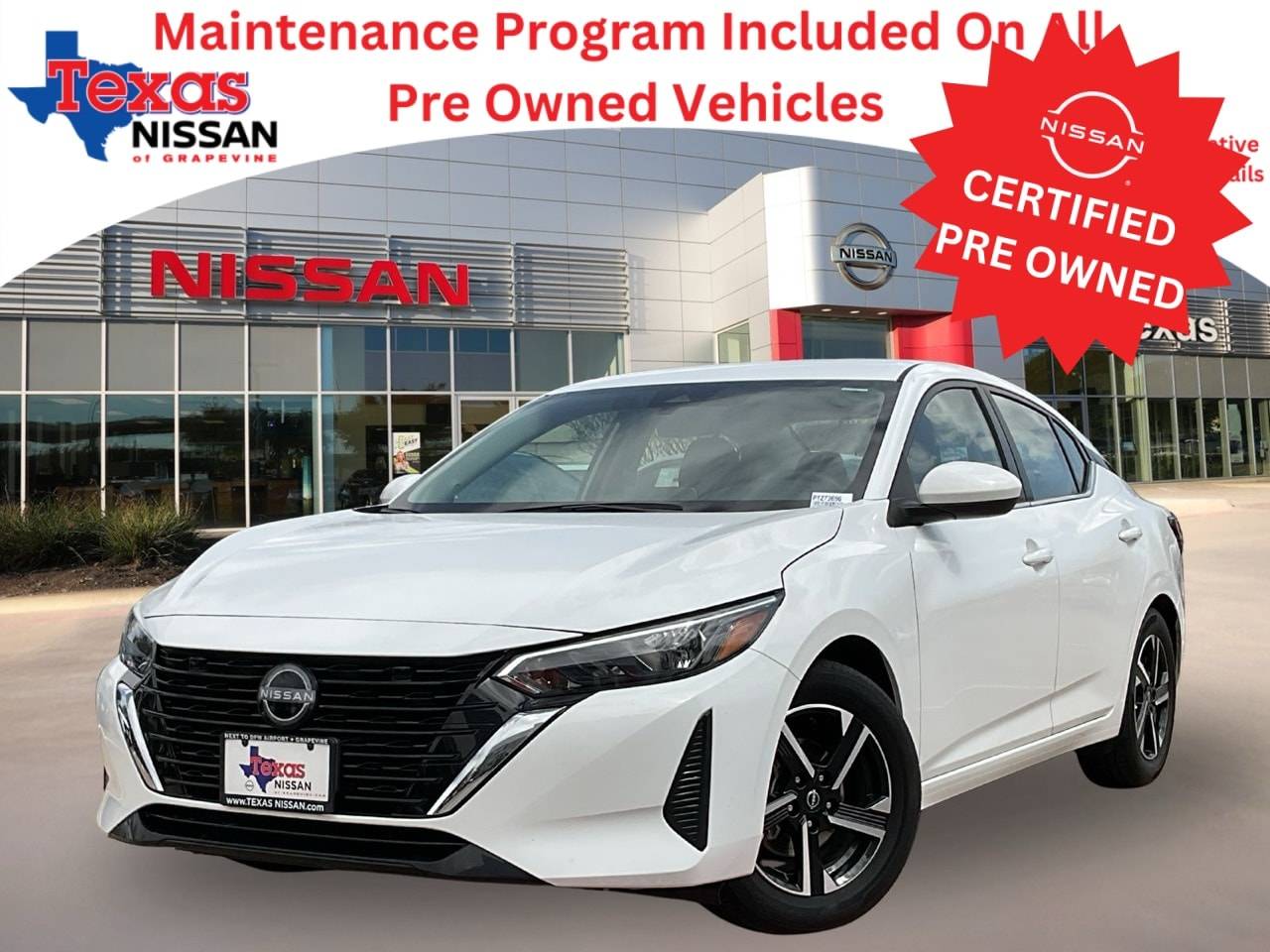2024 Nissan Sentra SV — Sedan — 15,977 mi — Grapevine, TX