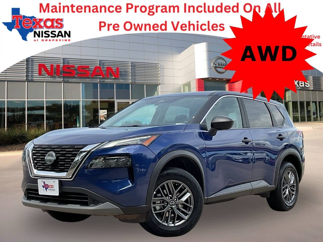 2023 Nissan Rogue S — SUV — 52,456 mi — Grapevine, TX