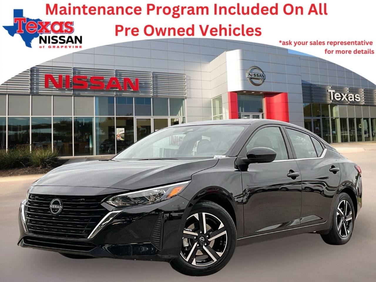 2024 Nissan Sentra SV — Sedan — 18,686 mi — Grapevine, TX