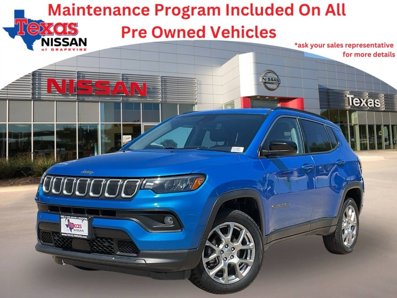 2022 Jeep Compass Latitude Lux — SUV — 51,637 mi — Grapevine, TX