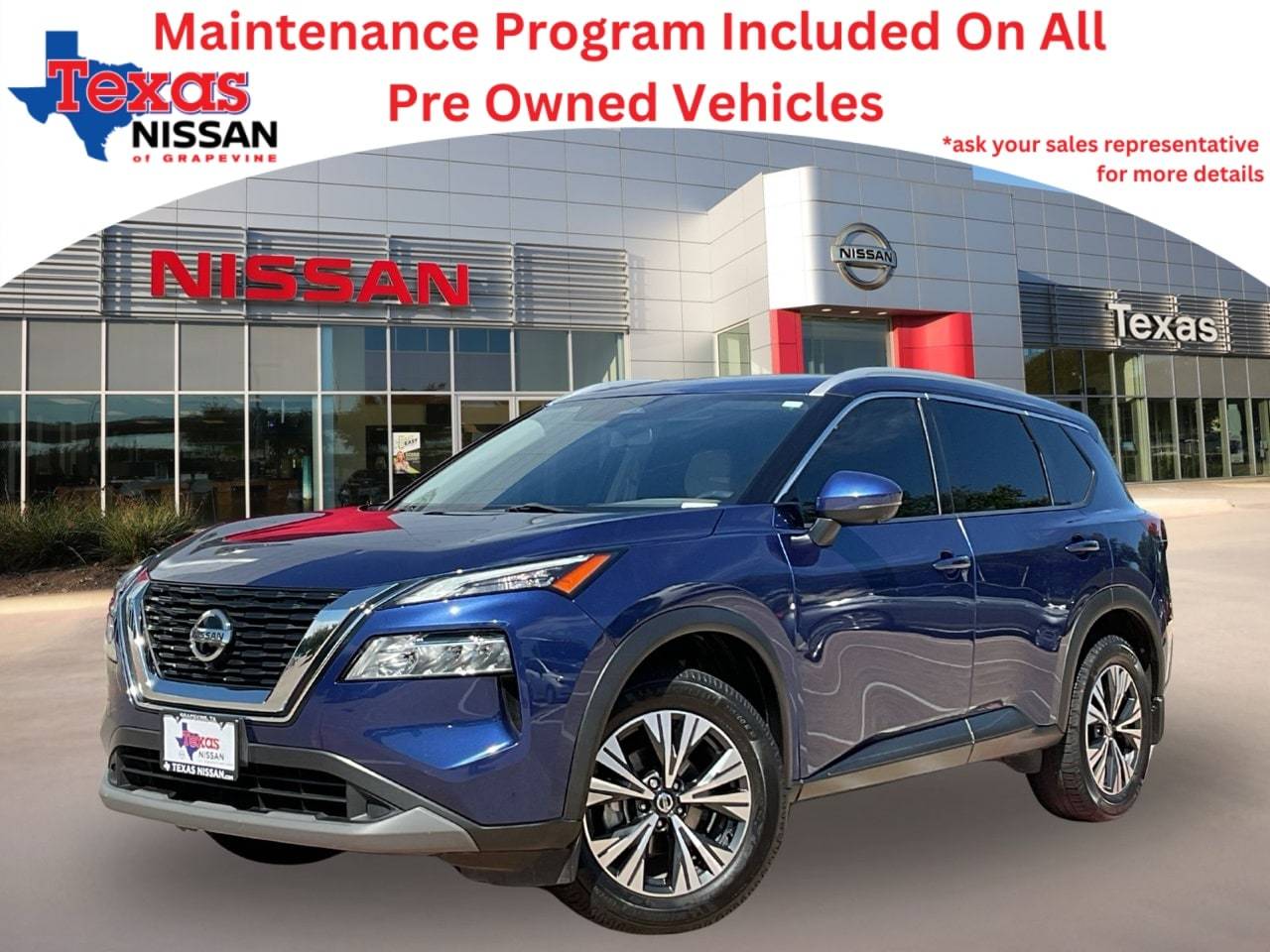 2021 Nissan Rogue SV — SUV — 61,752 mi — Grapevine, TX