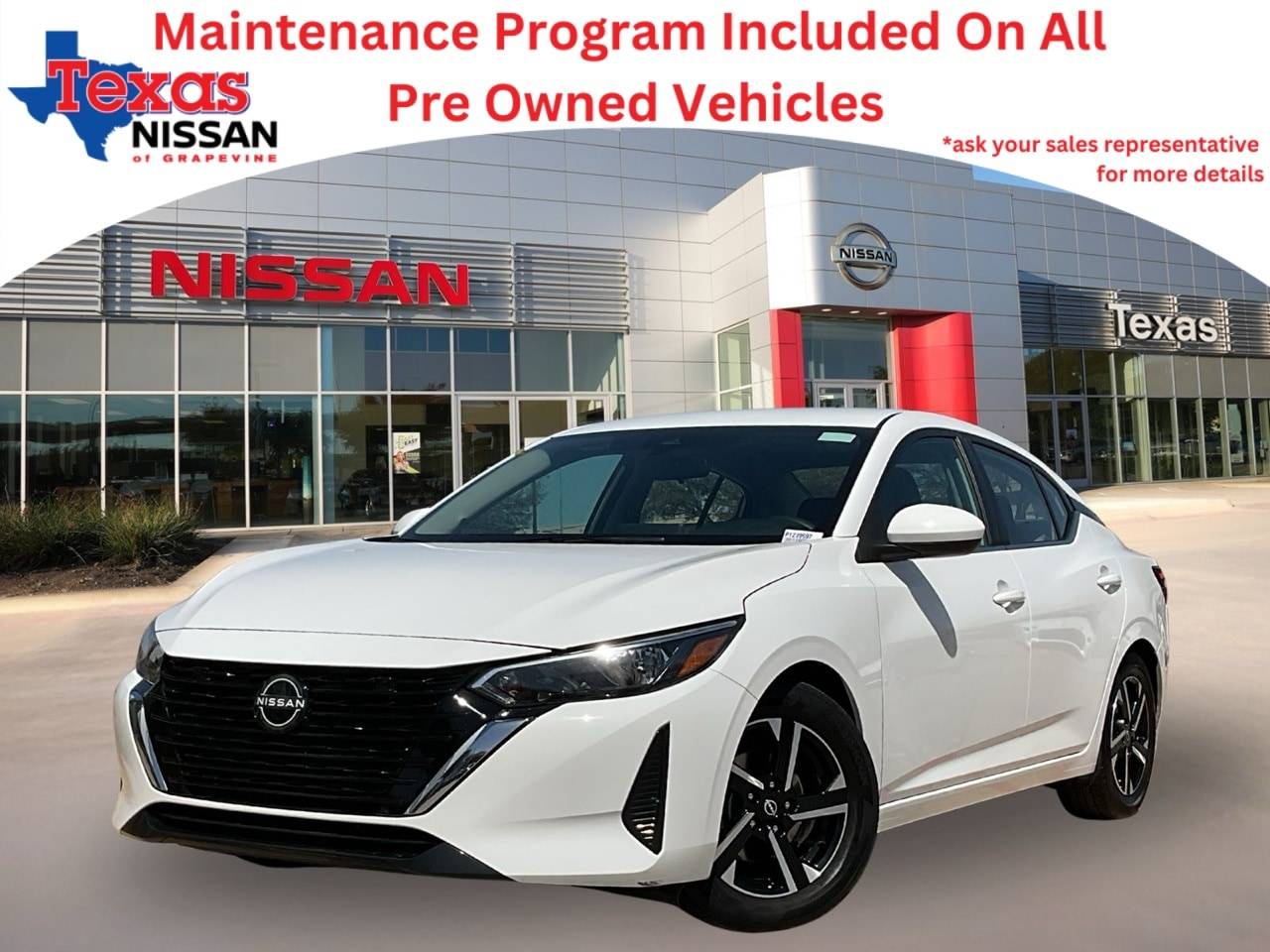 2024 Nissan Sentra SV — Sedan — 27,555 mi — Grapevine, TX