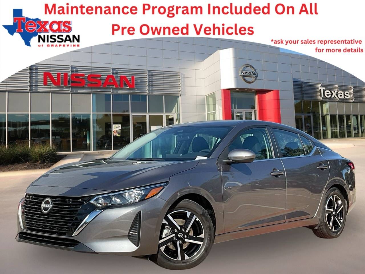 2024 Nissan Sentra SV — Sedan — 27,518 mi — Grapevine, TX
