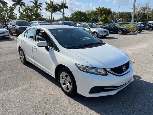 2015 Honda Civic LX — Sedan — 76,395 mi — Delray Beach, FL