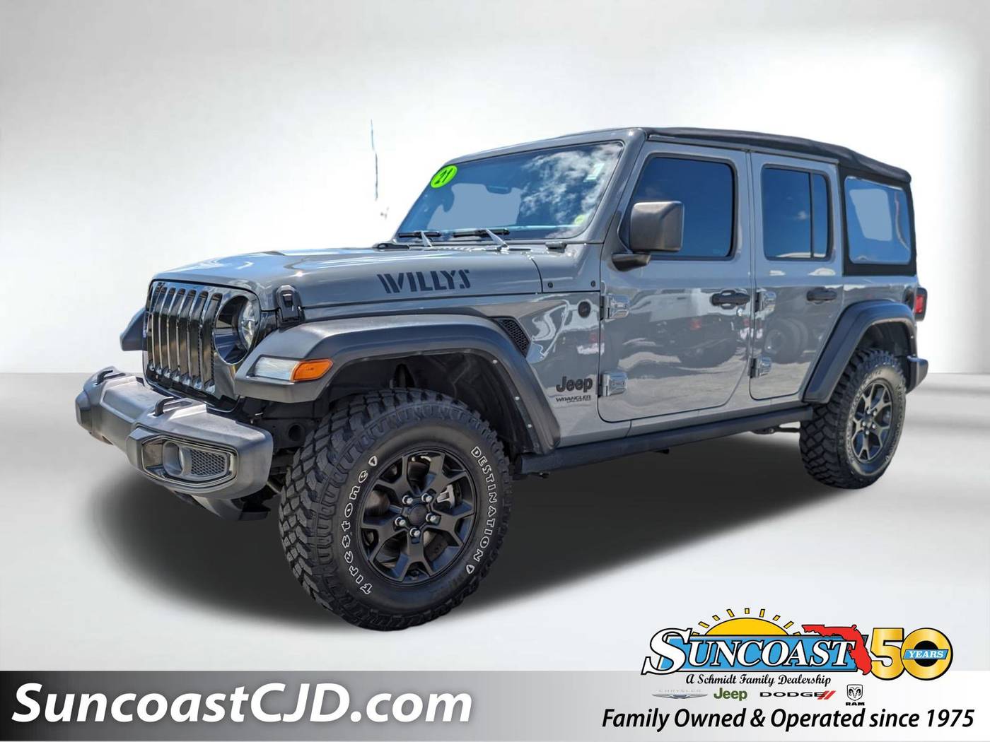 2021 Jeep Wrangler Willys — SUV — 55,636 mi — Seminole, FL
