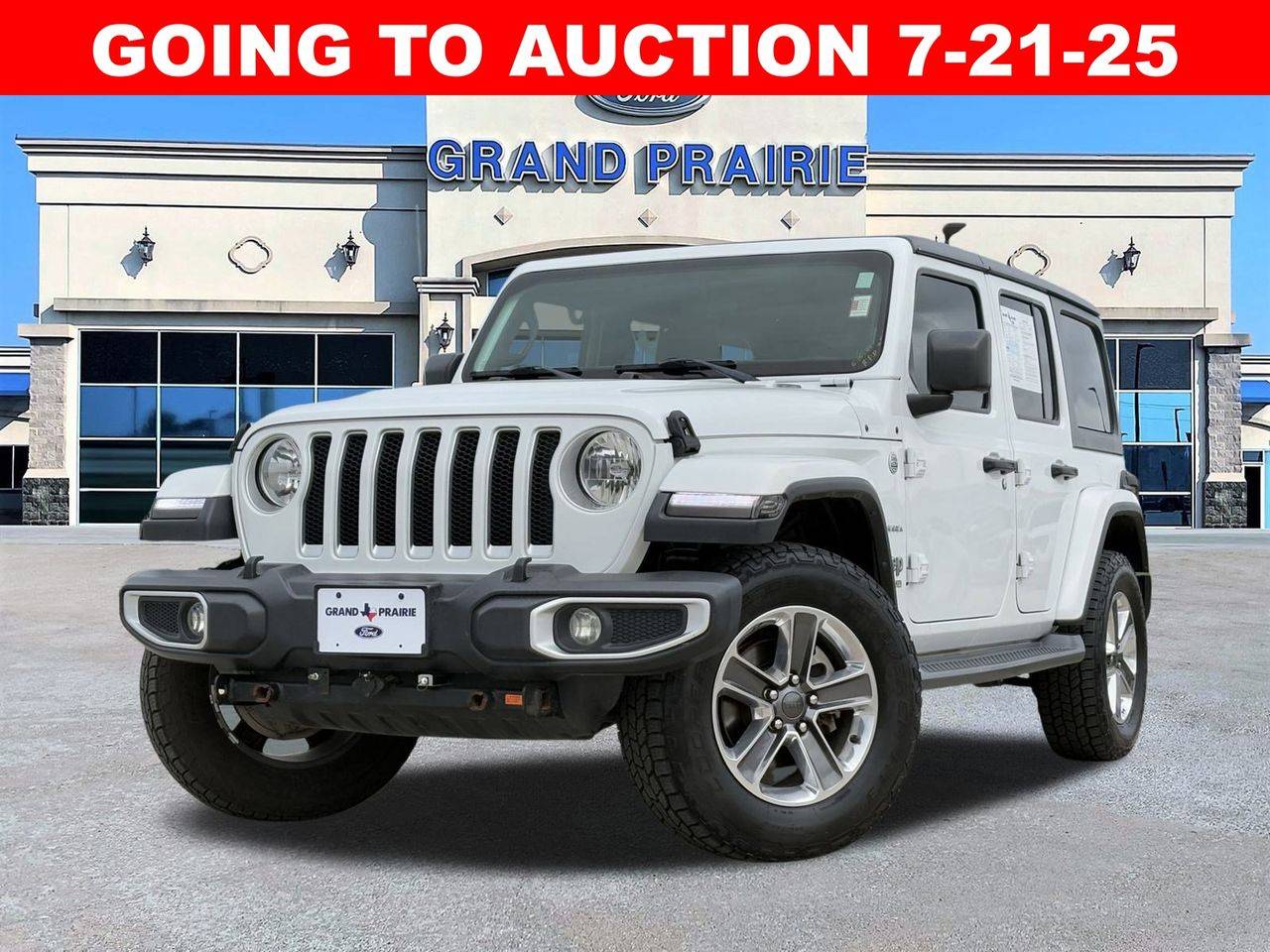 2020 Jeep Wrangler Sahara — SUV — 79,736 mi — Grand Prairie, TX