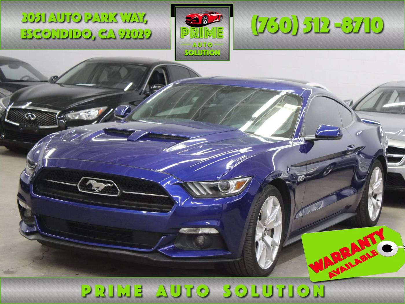 2015 Ford Mustang GT Premium — Coupe — 67,427 mi — Escondido, CA