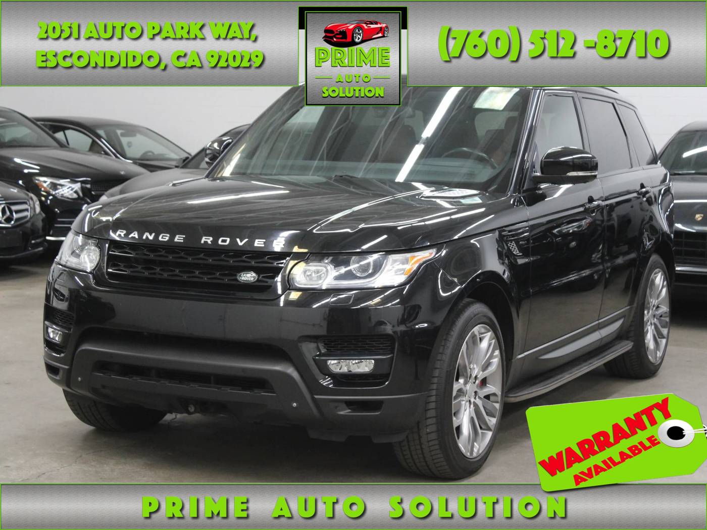 2015 Land Rover Range Rover Sport Supercharged — SUV — 100,615 mi — Escondido, CA