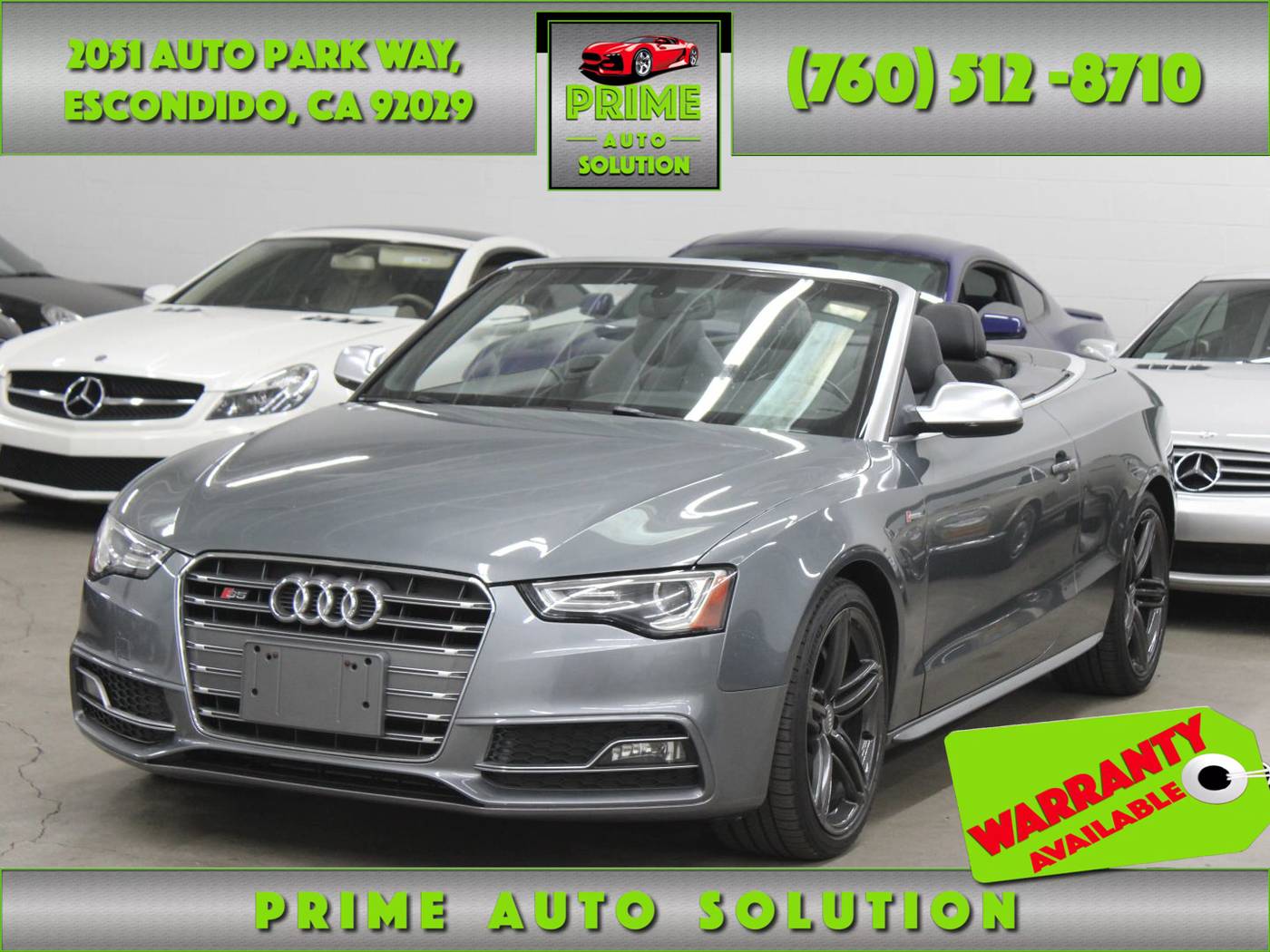 2013 Audi S5 Premium Plus — Convertible — 106,565 mi — Escondido, CA