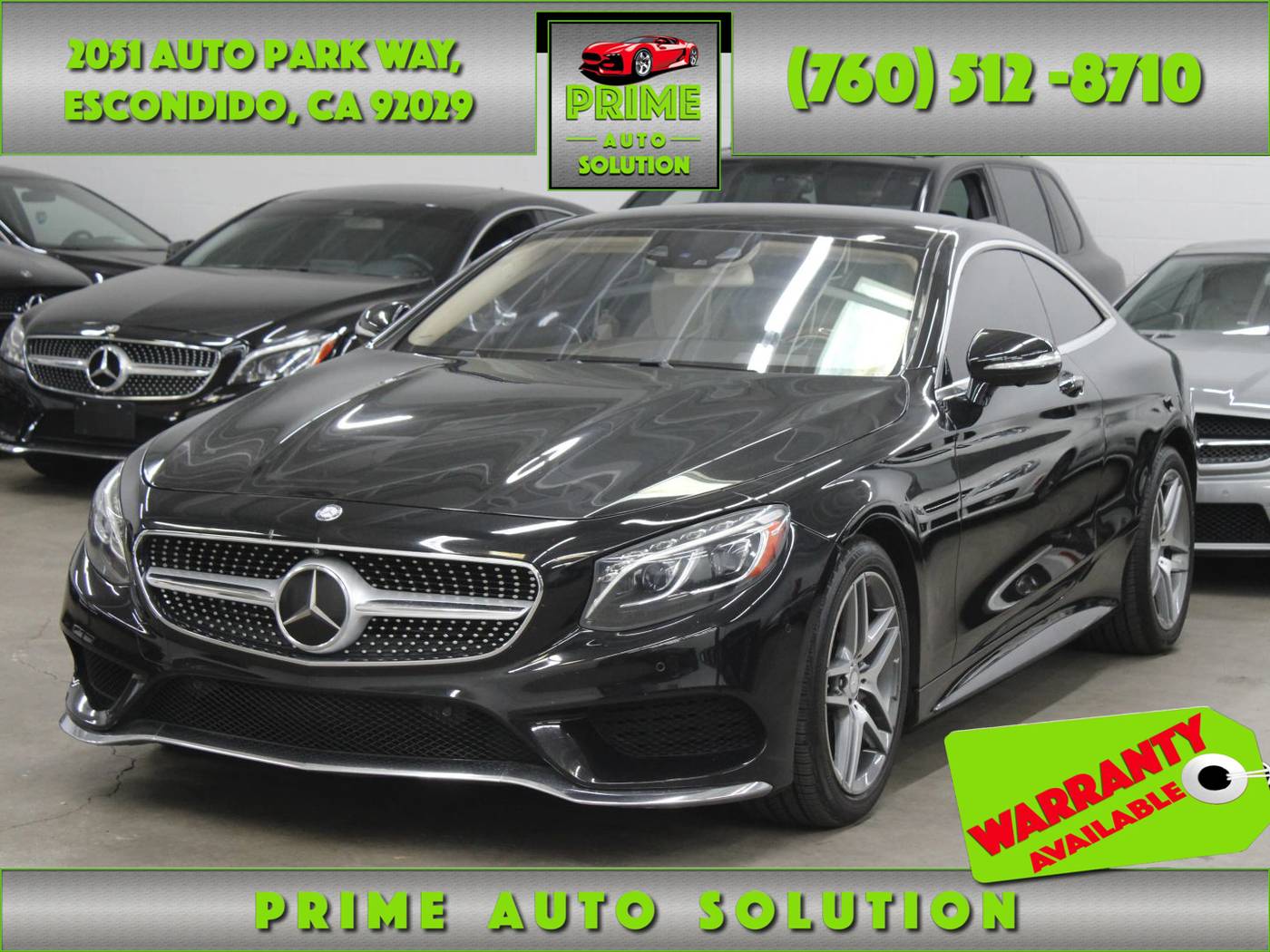 2015 Mercedes-Benz S-Class S 550 — Coupe — 112,582 mi — Escondido, CA