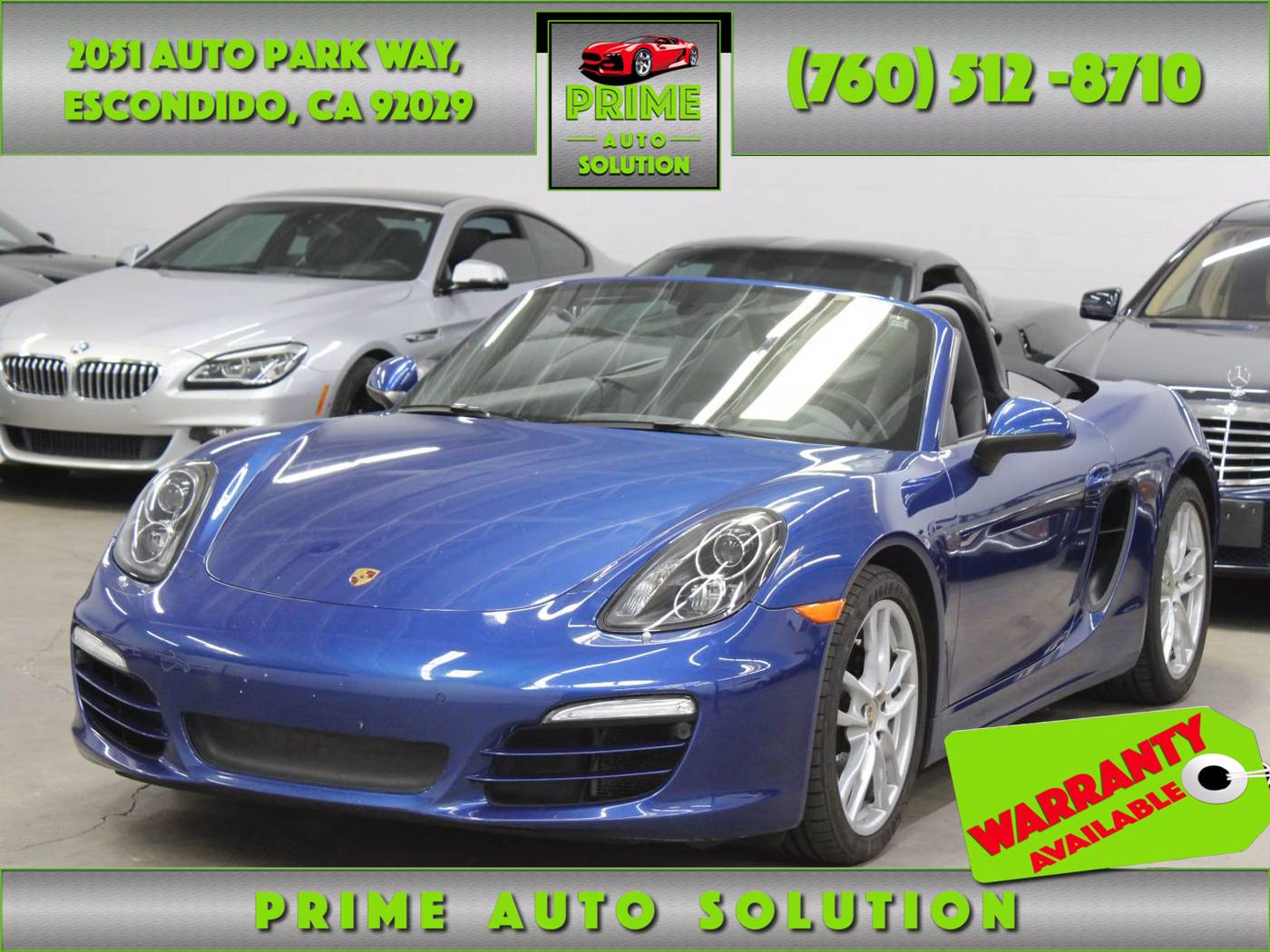 2013 Porsche Boxster Standard — Convertible — 101,219 mi — Escondido, CA