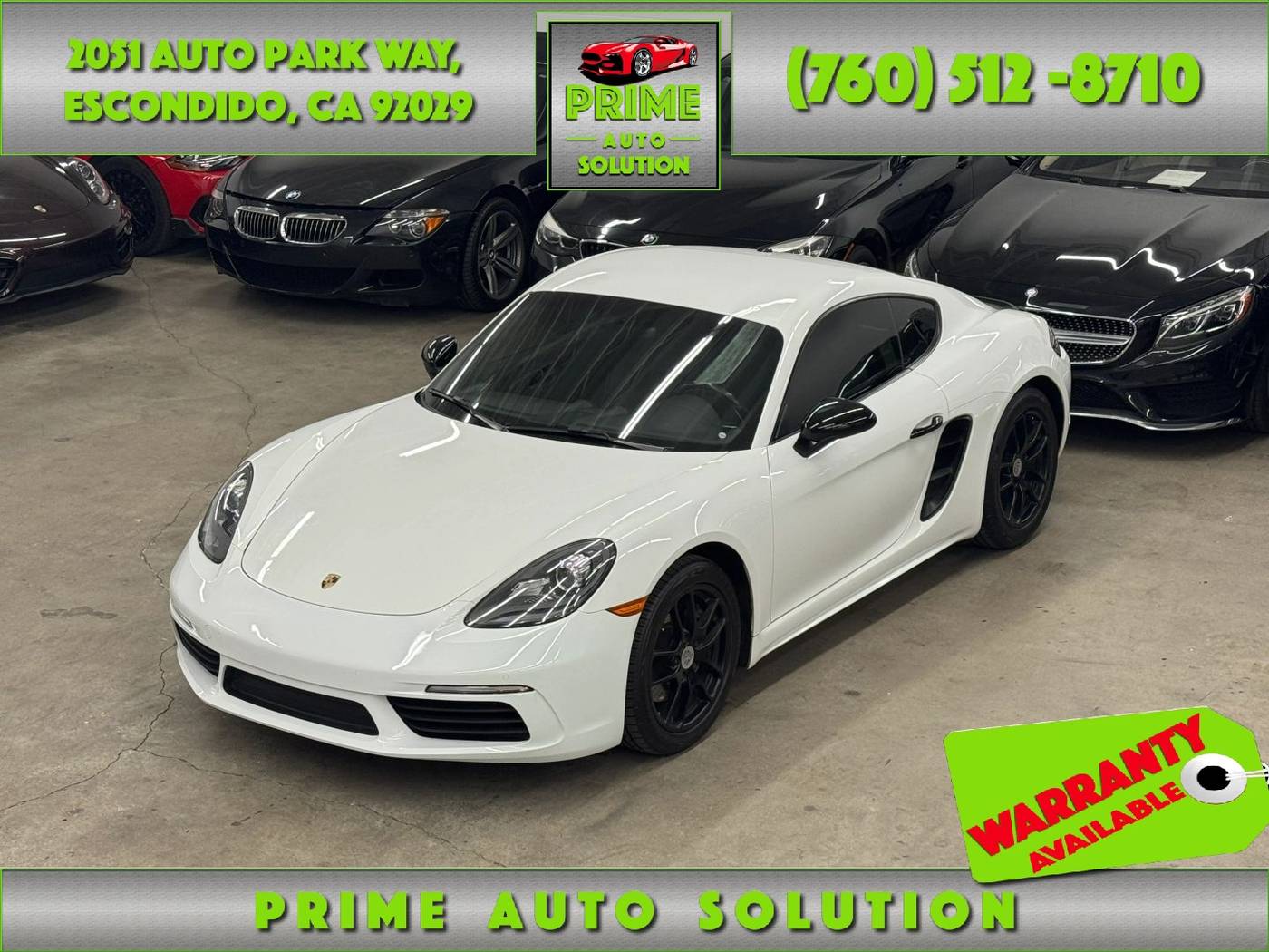 2018 Porsche 718 Cayman