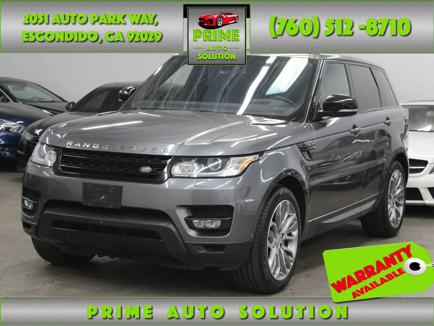 2016 Land Rover Range Rover Sport Standard — SUV — 72,728 mi — Escondido, CA