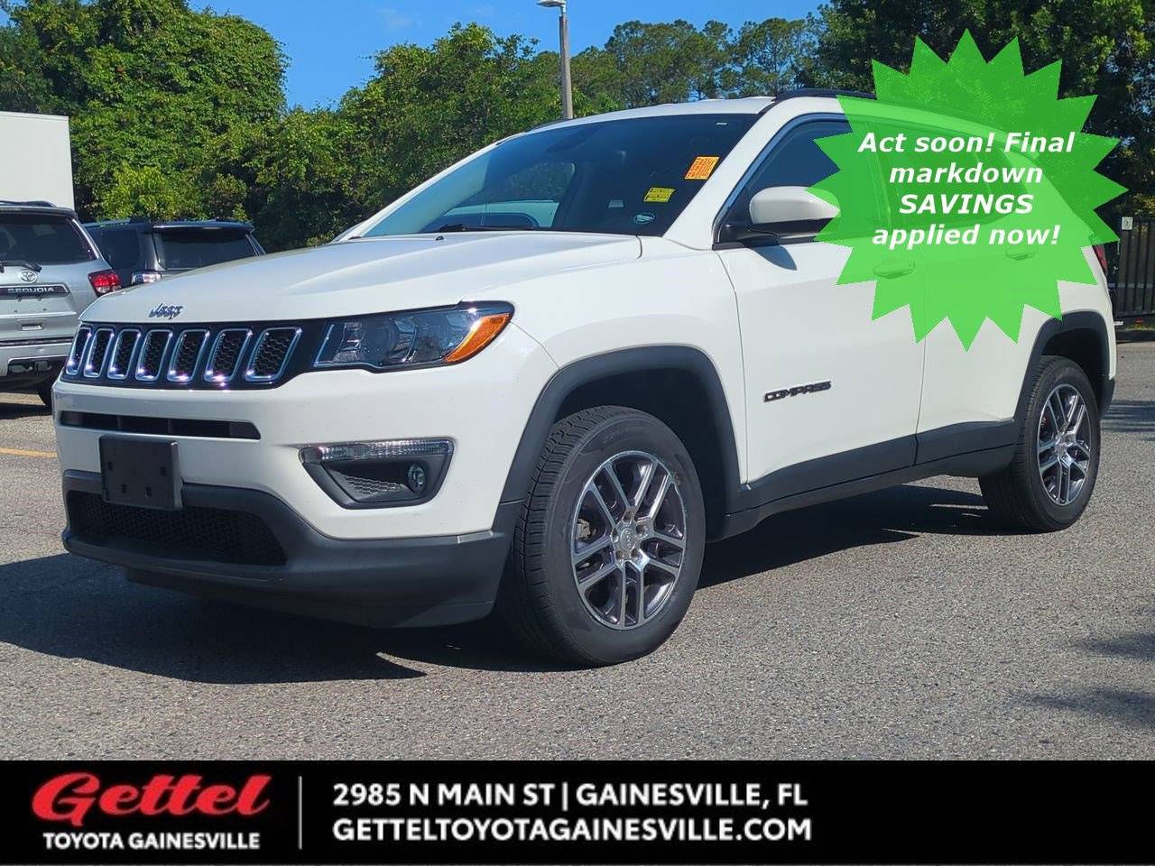 2018 Jeep Compass Latitude — SUV — 56,843 mi — Gainesville, FL