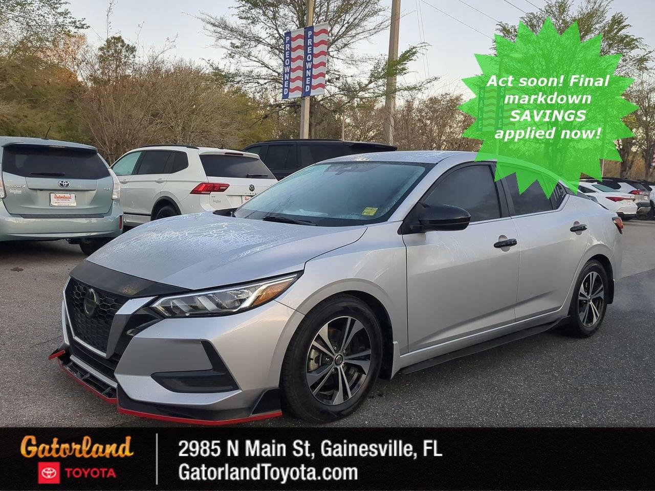 2020 Nissan Sentra SV — Sedan — 118,693 mi — Gainesville, FL