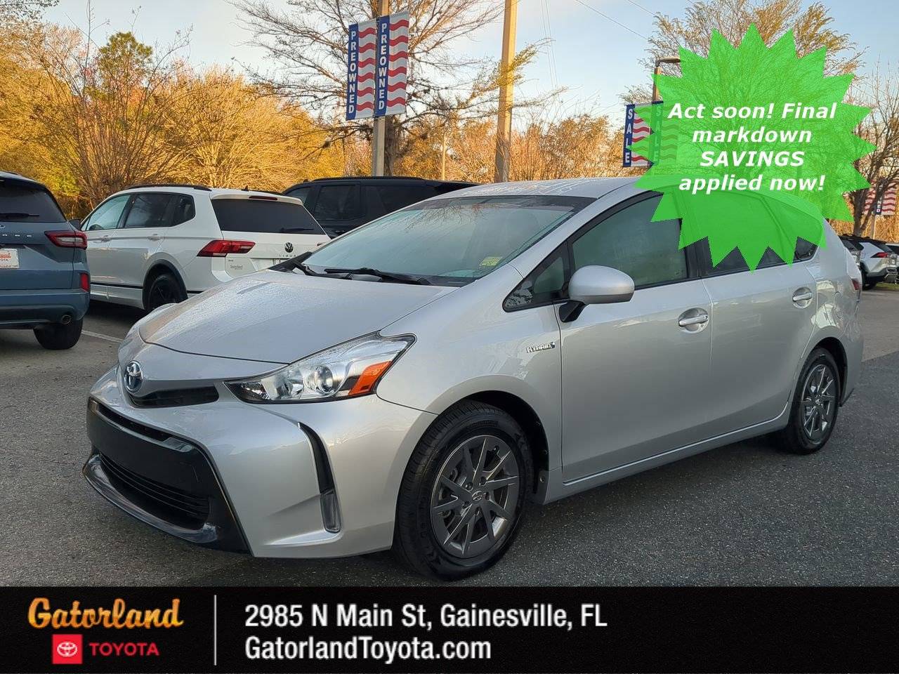 2016 Toyota Prius v Four — Wagon — 61,430 mi — Gainesville, FL