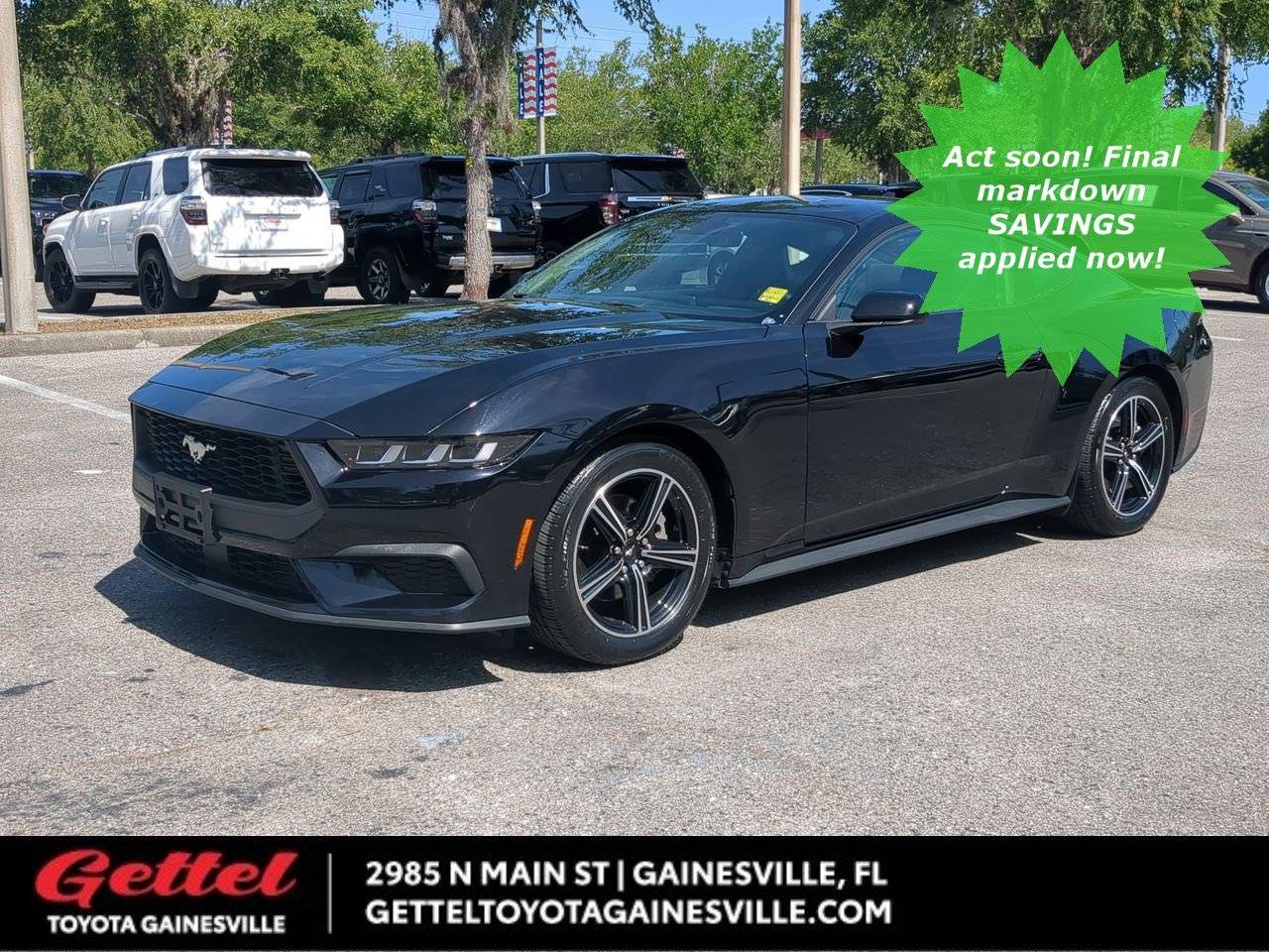 2024 Ford Mustang EcoBoost — Coupe — 27,317 mi — Gainesville, FL