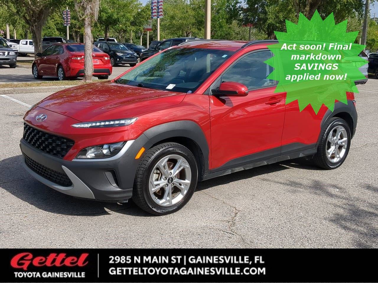 2022 Hyundai Kona SEL — SUV — 50,290 mi — Gainesville, FL