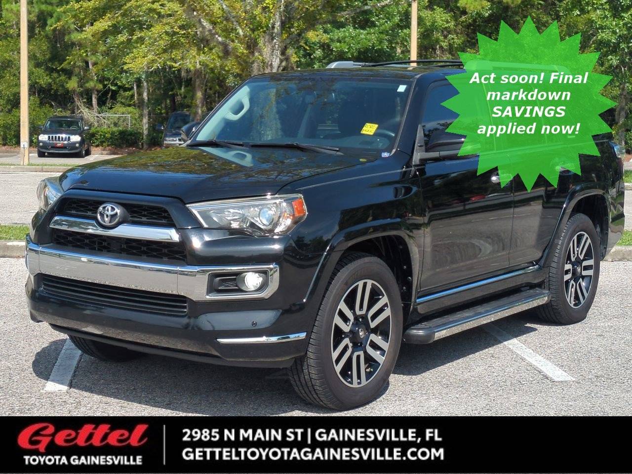 2018 Toyota 4Runner Limited — SUV — 95,261 mi — Gainesville, FL
