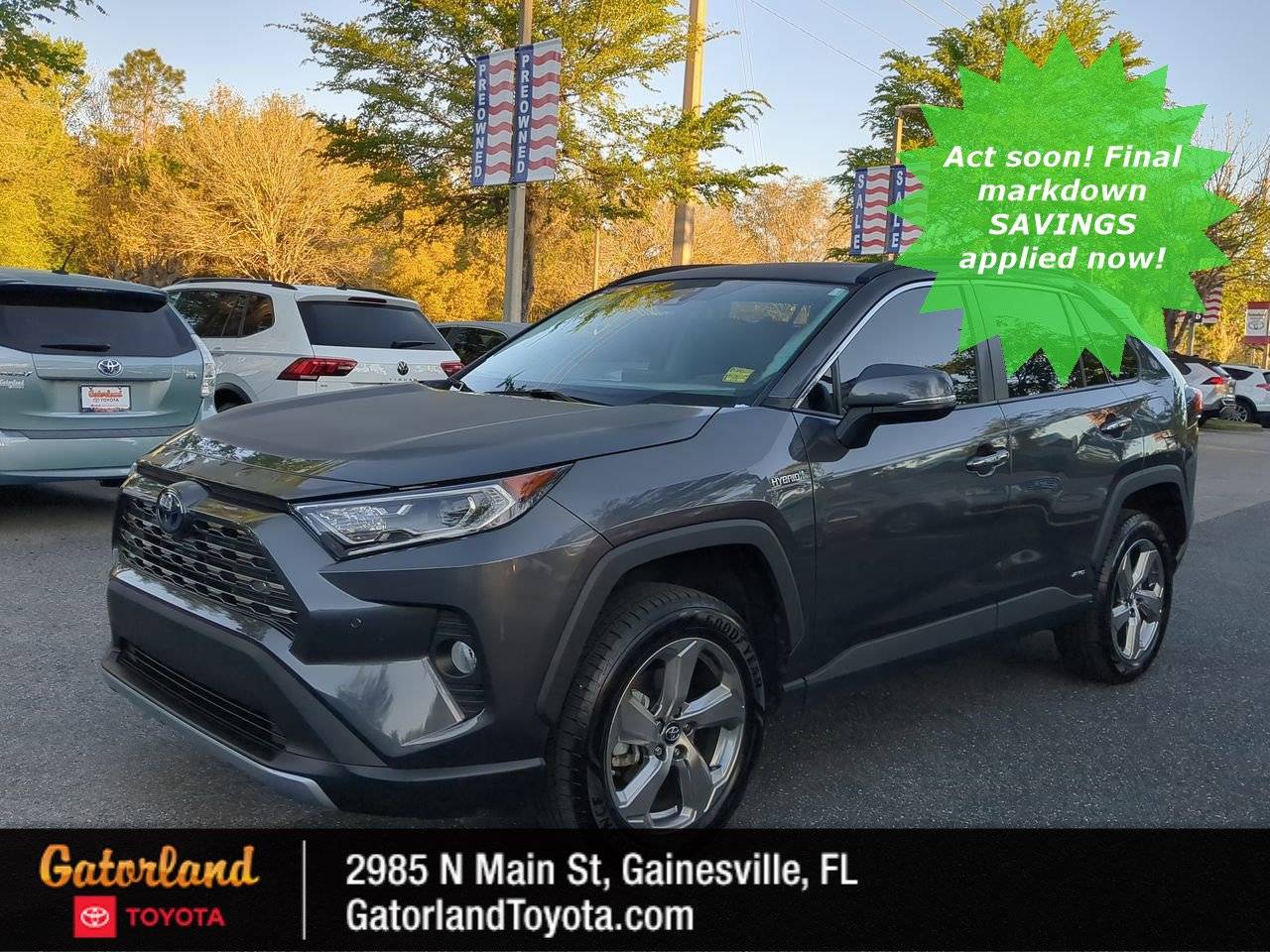 2019 Toyota RAV4 Hybrid Limited — SUV — 57,831 mi — Gainesville, FL