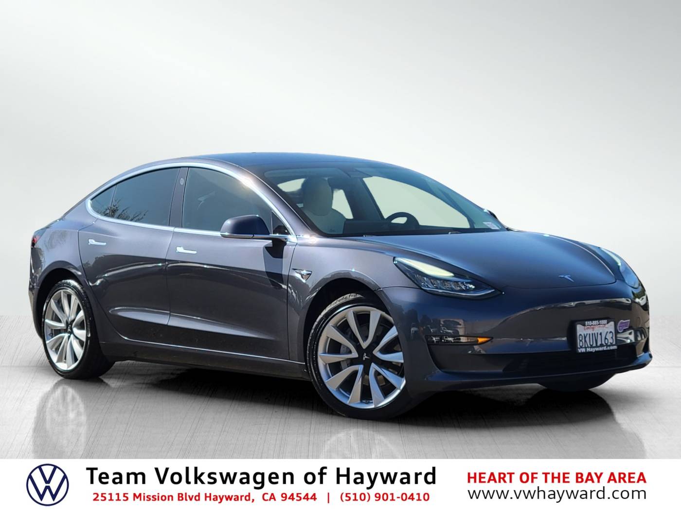 2019 Tesla Model 3 Standard Range Plus — Sedan — 72,561 mi — Hayward, CA