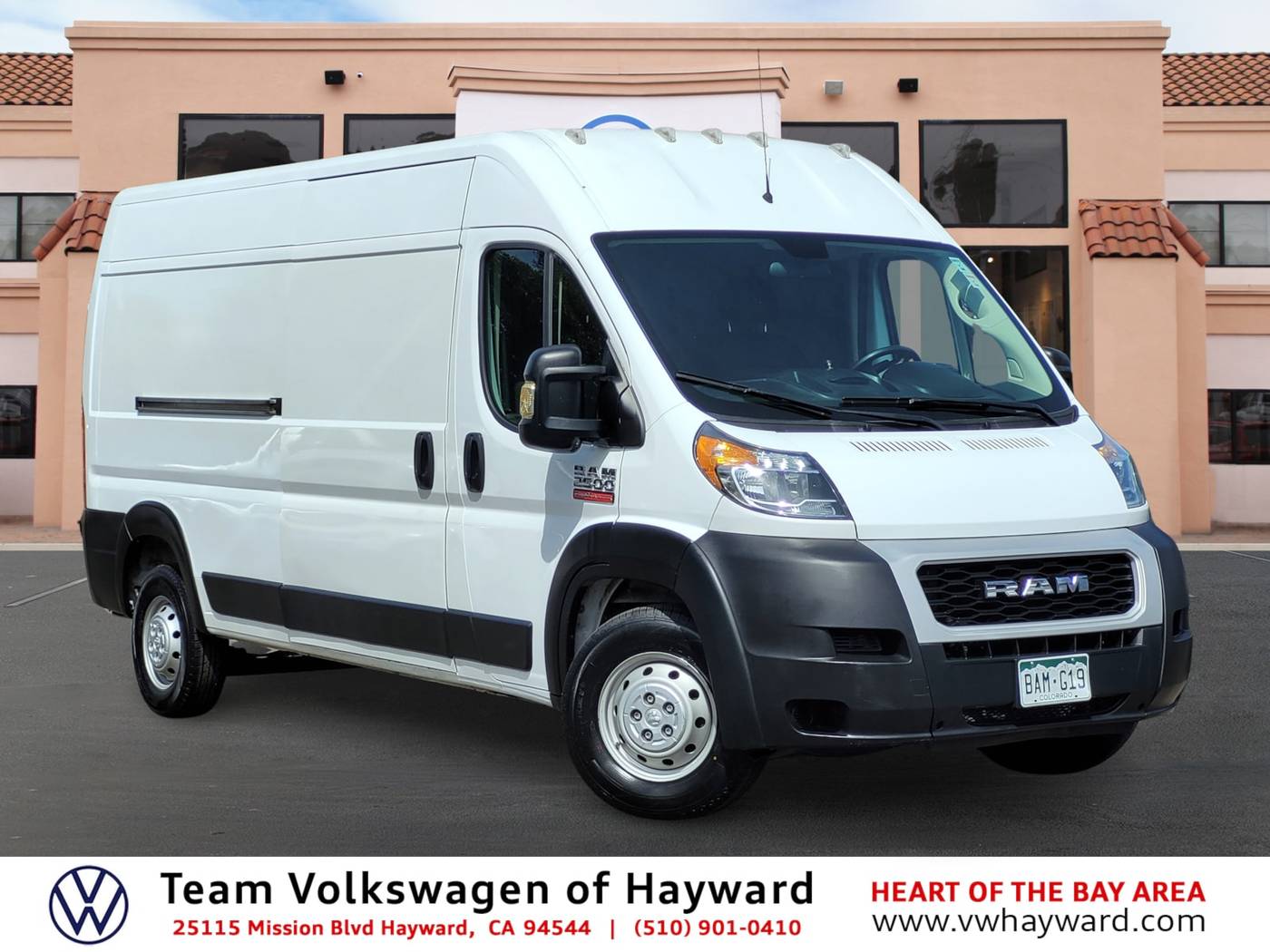 2020 Ram ProMaster Cargo Van 2500 — Cargo Van — 60,970 mi — Hayward, CA