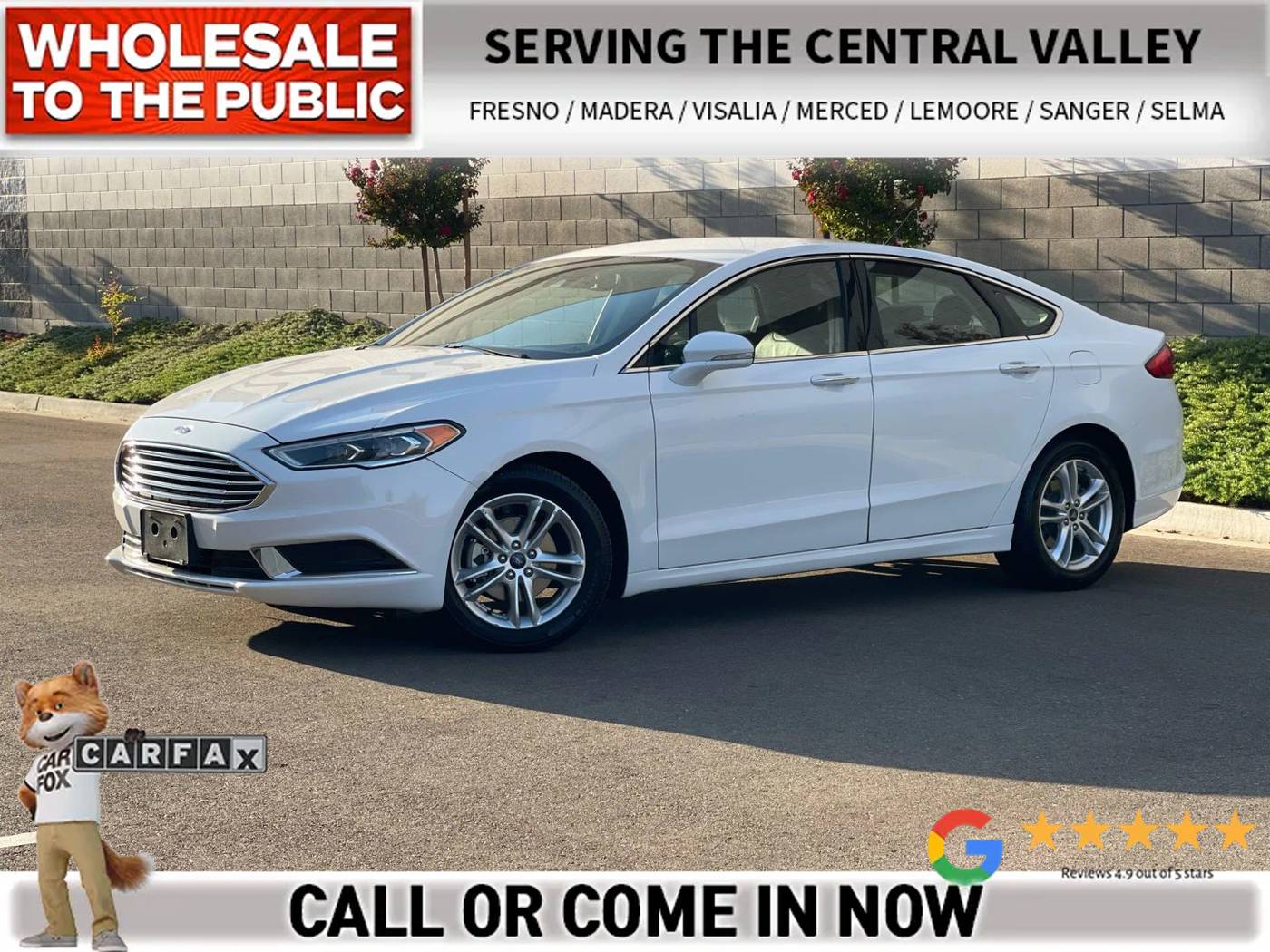 2018 Ford Fusion Hybrid SE — Sedan — 109,968 mi — Fresno, CA