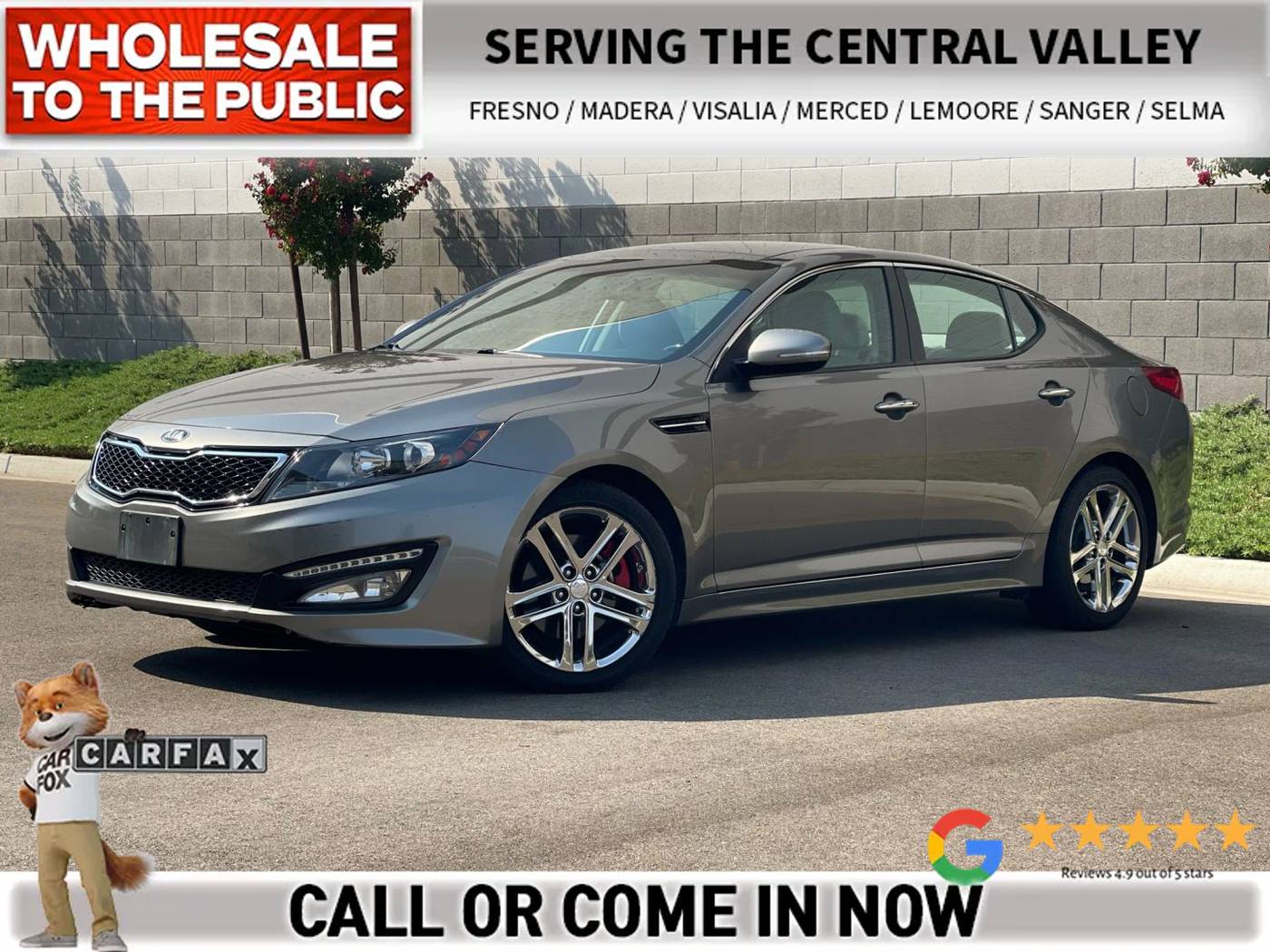 2013 Kia Optima SX — Sedan — 98,810 mi — Fresno, CA