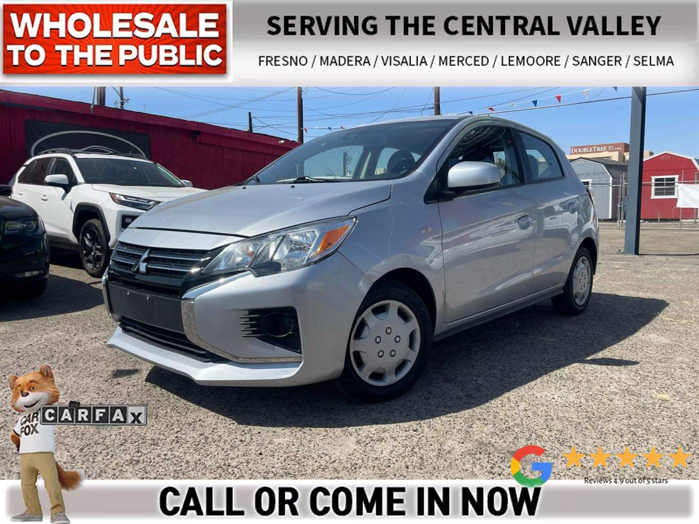 2022 Mitsubishi Mirage ES — Hatchback — 57,957 mi — Fresno, CA