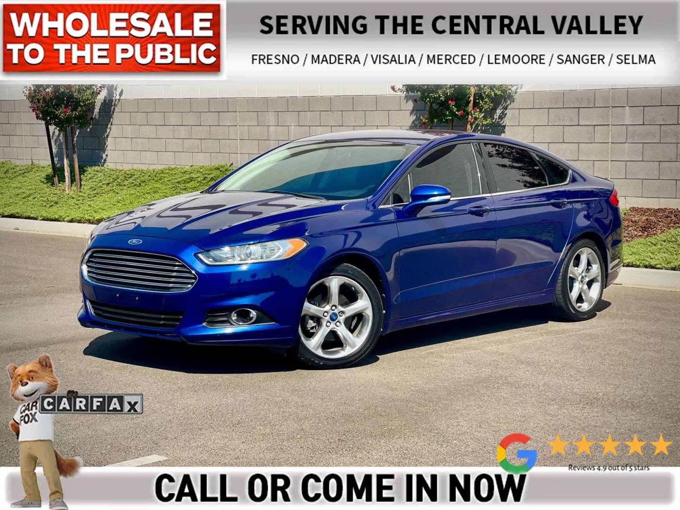 2014 Ford Fusion SE — Sedan — 114,456 mi — Fresno, CA