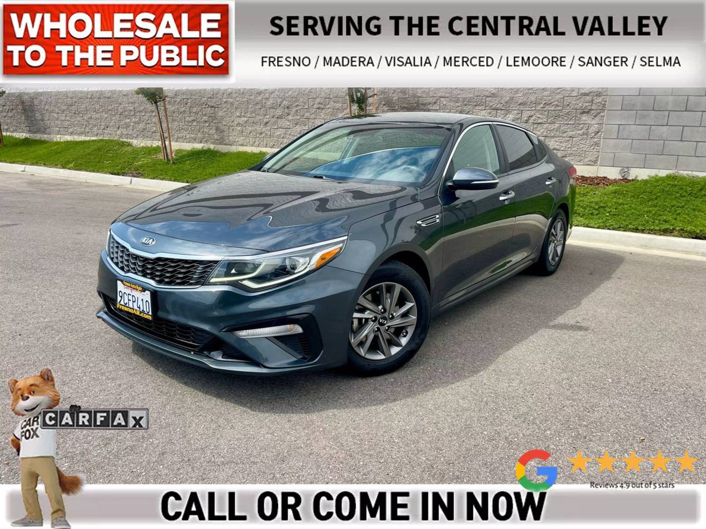 2020 Kia Optima LX — Sedan — 121,437 mi — Fresno, CA