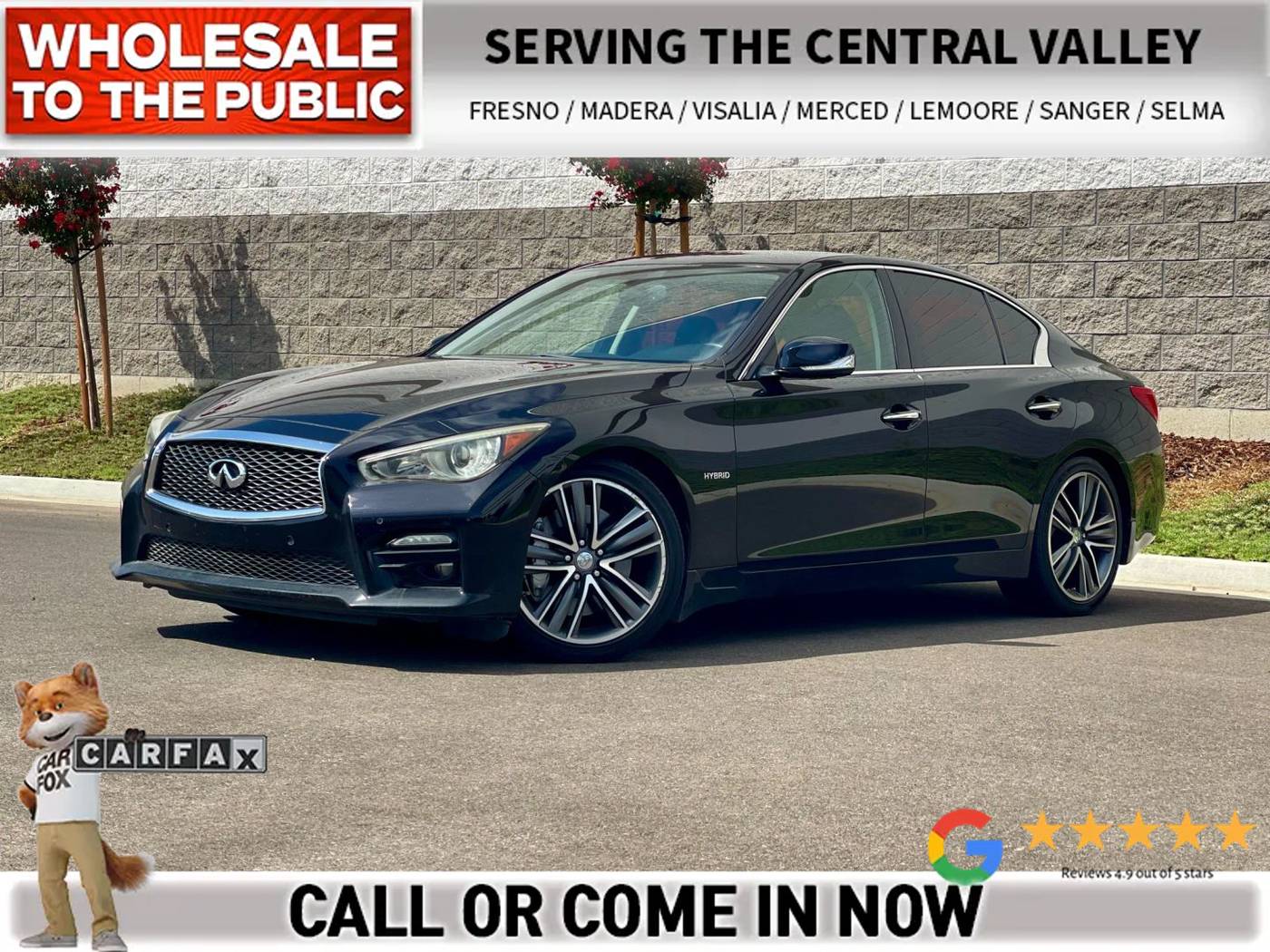 2014 INFINITI Q50 Hybrid Sport — Sedan — 97,455 mi — Fresno, CA