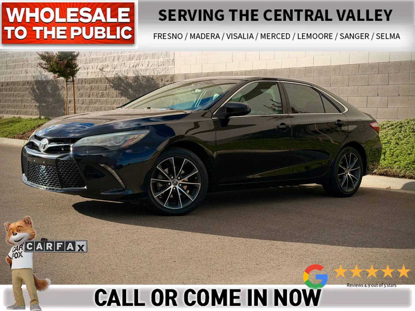 2016 Toyota Camry XSE V6 — Sedan — 115,684 mi — Fresno, CA