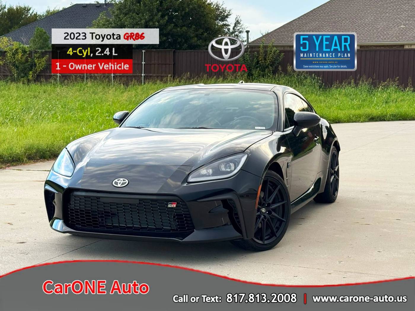 2023 Toyota GR86 Premium — Coupe — 31,017 mi — Garland, TX